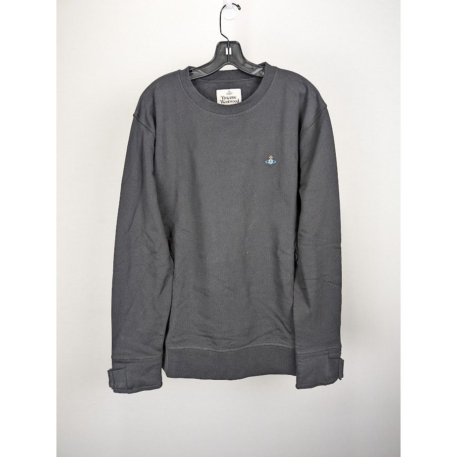 Vivienne Westwood o1rshd1 Logo Sweatshirt in Black Size US XL / EU 56 / 4 - 2 Thumbnail