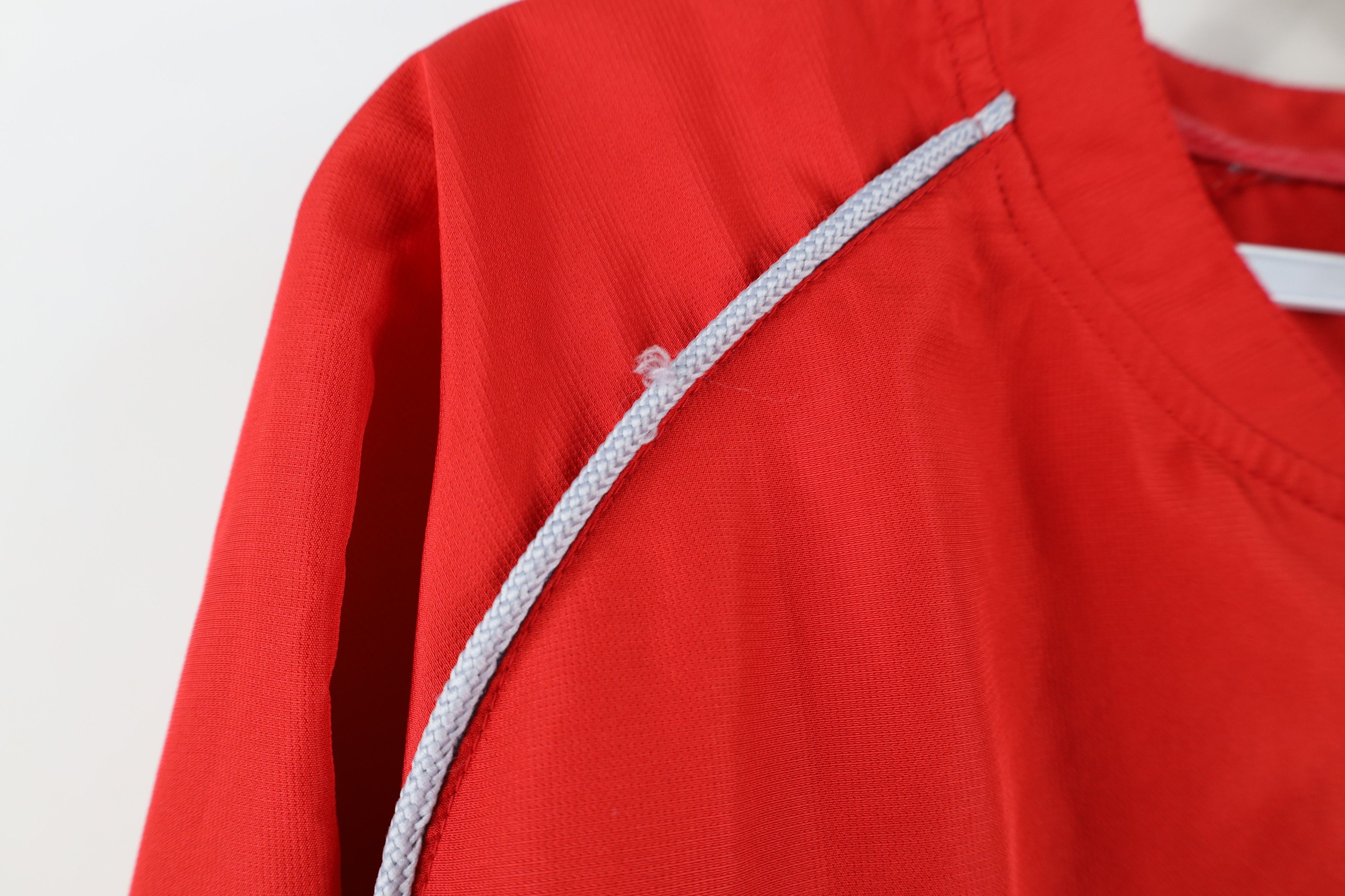 Nike Vintage Nike Scott Mini Swoosh Half Zip Pullover Jacket Red Size US M / EU 48-50 / 2 - 8 Thumbnail