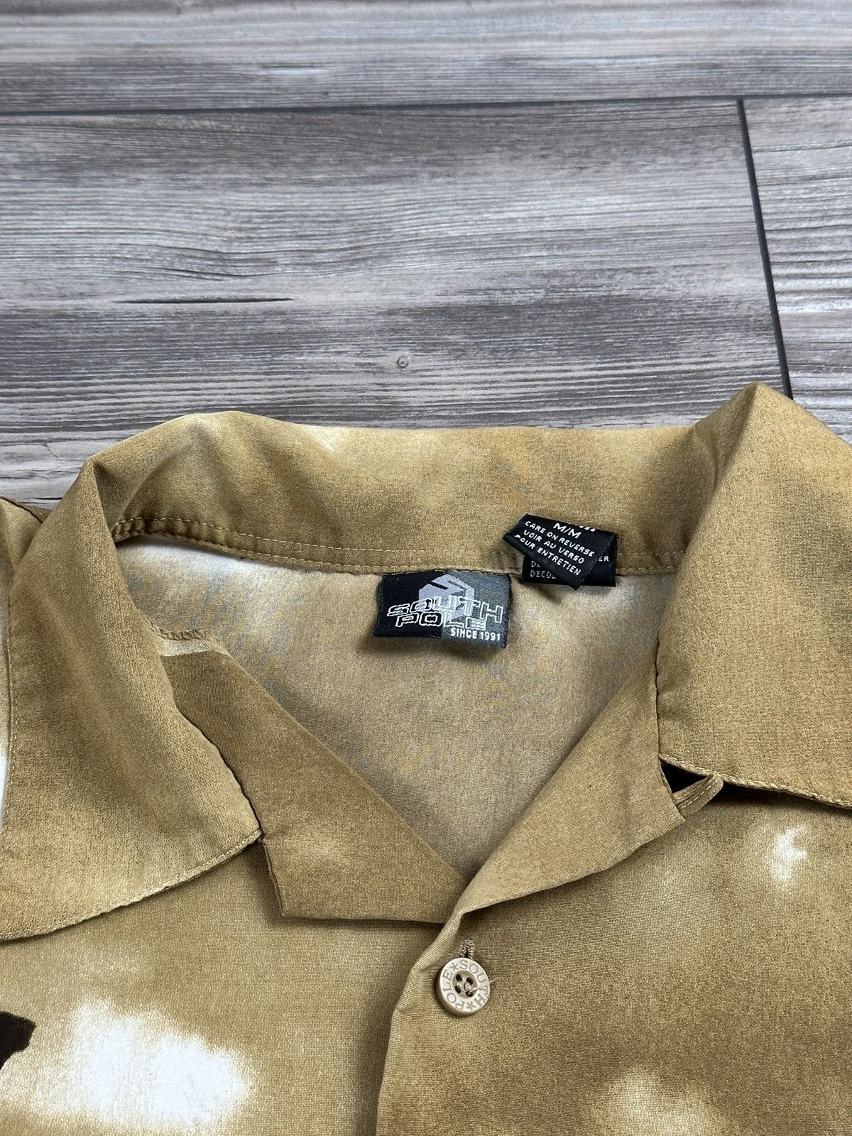 Southpole × Vintage Crazy Y2K Southpole Brooklyn Bridge Button Up Shirt Size US M / EU 48-50 / 2 - 4 Thumbnail