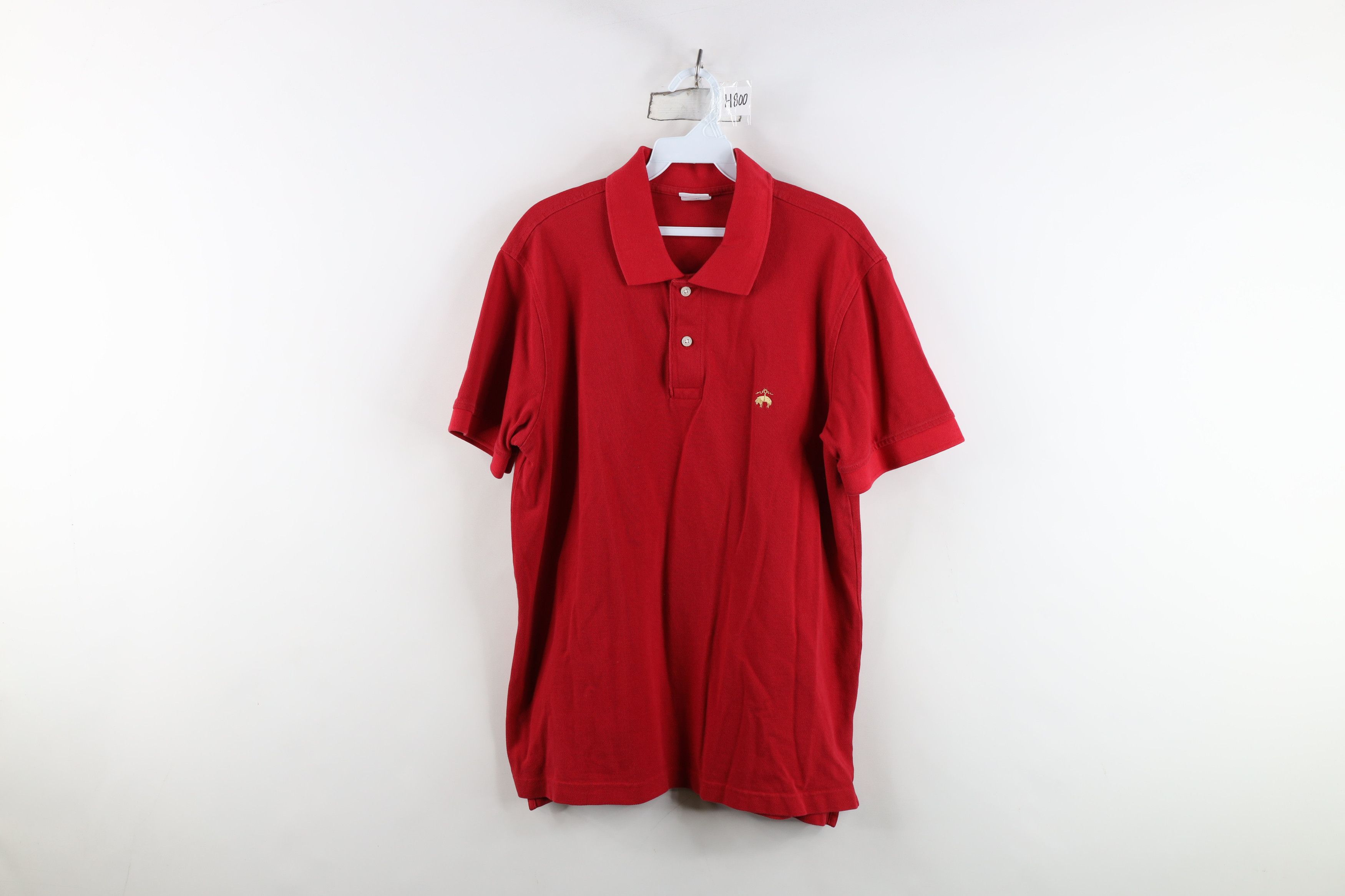 Brooks Brothers Vintage Brooks Brothers Slim Fit Performance Polo Shirt Red Size US L / EU 52-54 / 3 - 1 Thumbnail
