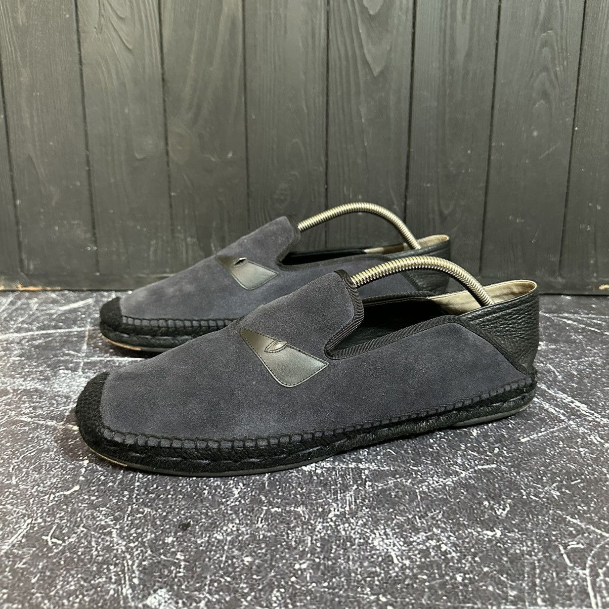 Fendi FENDI men’s suede Espadrilles shoes Size 9, 43 EU Size US 9 / EU 42 - 3 Thumbnail