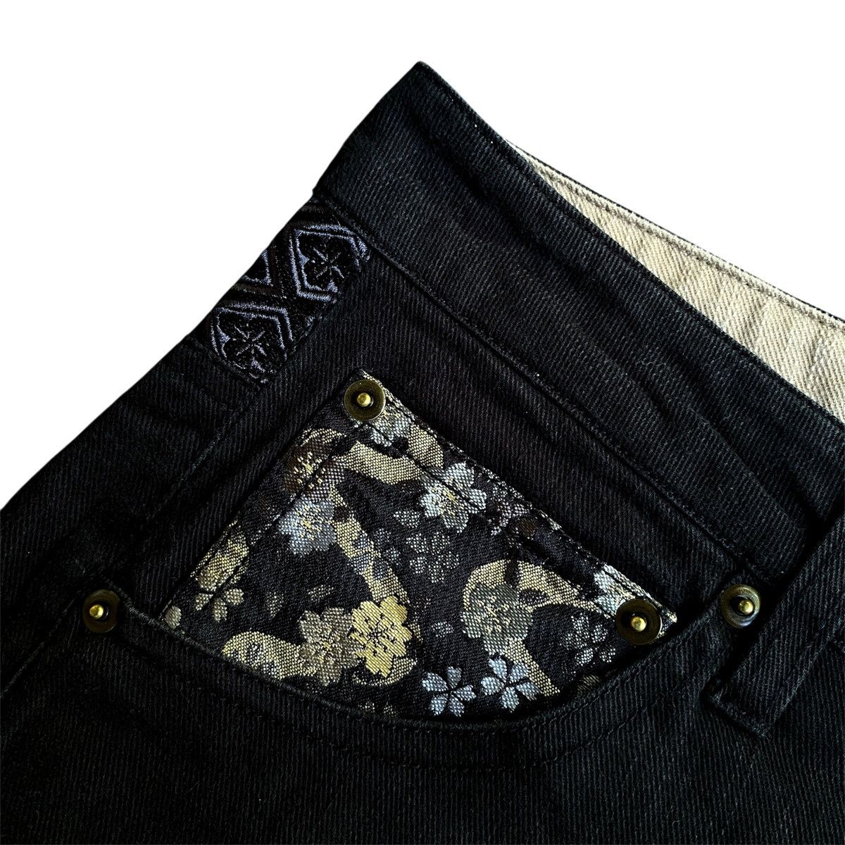 JNCO × Kamakura × Southpole Rare Vintage Japanese Denim Karakuri tamashi Sukajan Jeans Size US 34 / EU 50 - 7 Thumbnail