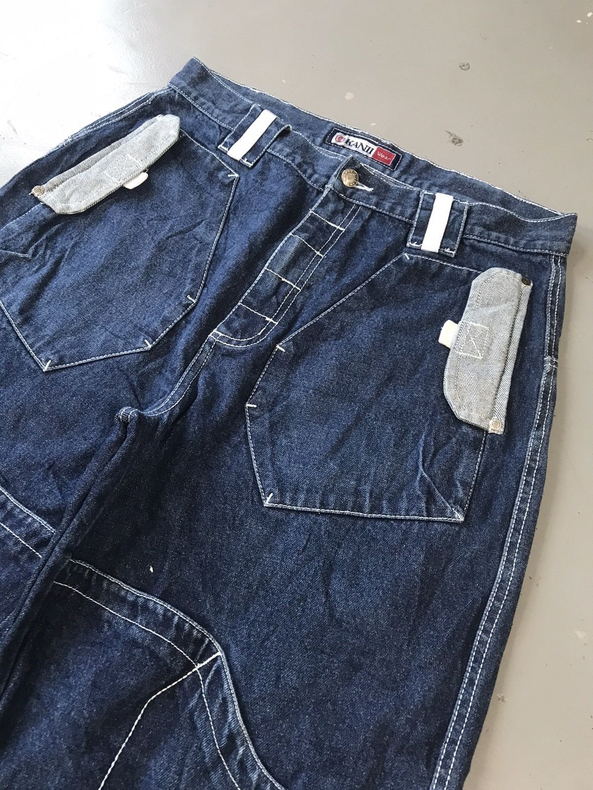 Southpole Vintage Kani SpellOut embroidered denim jort Size US 34 / EU 50 - 5 Thumbnail