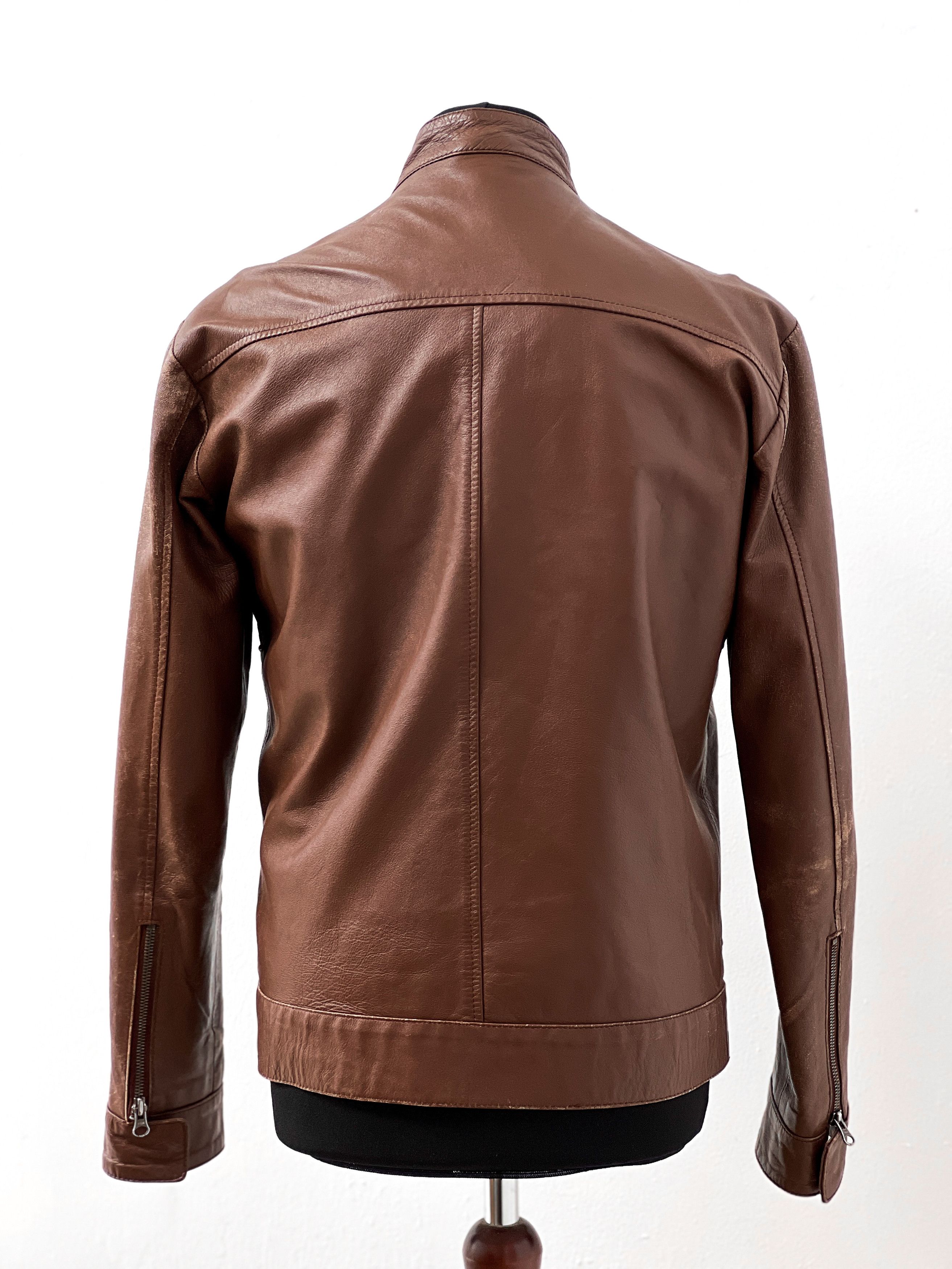 Other Lambskin Leather Quarantined Fashion Leather Jacket Size US M / EU 48-50 / 2 - 7 Thumbnail