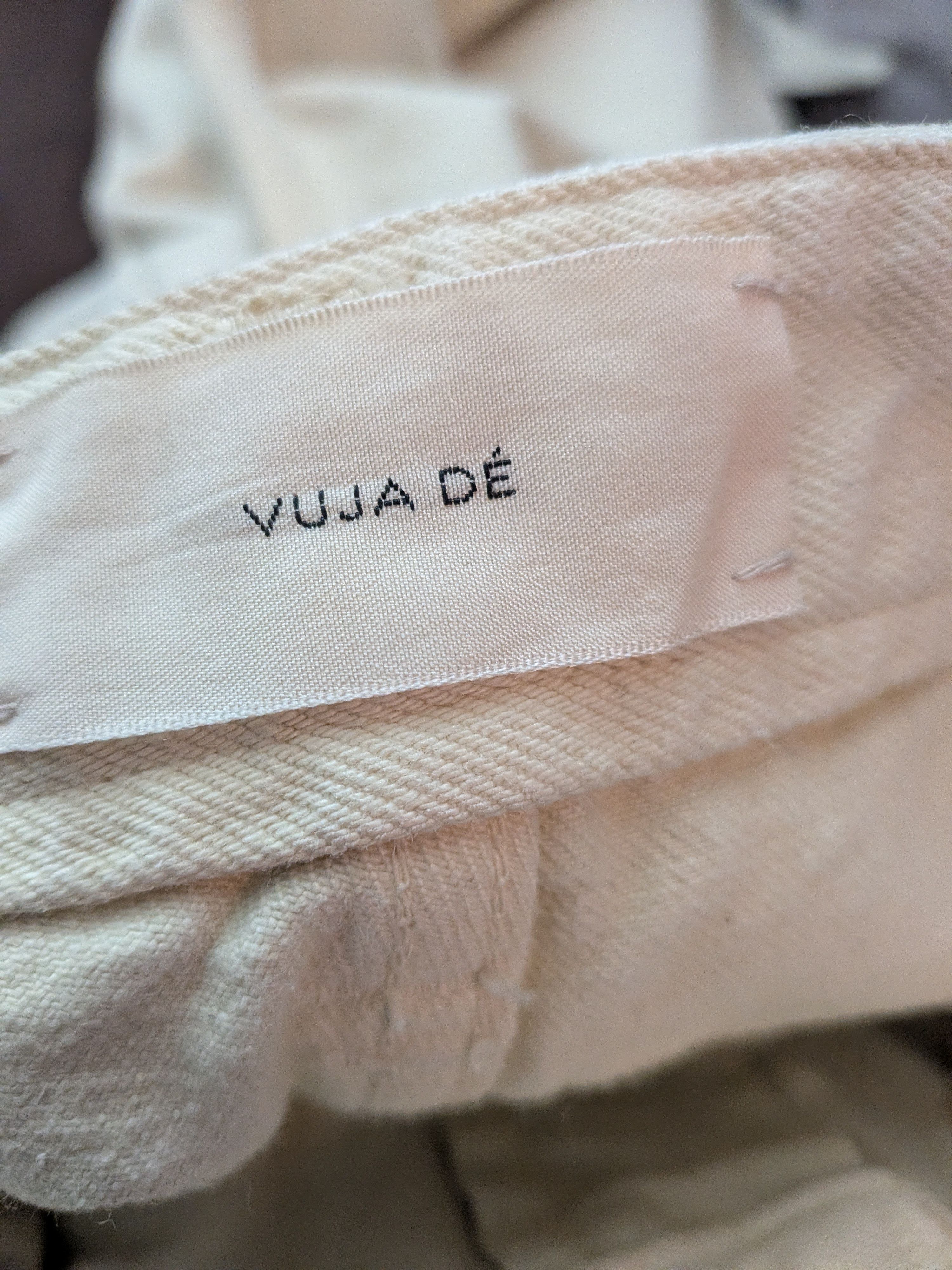 Vuja De Vuja De Diviser Denim Pants Off White Size US 30 / EU 46 - 6 Thumbnail