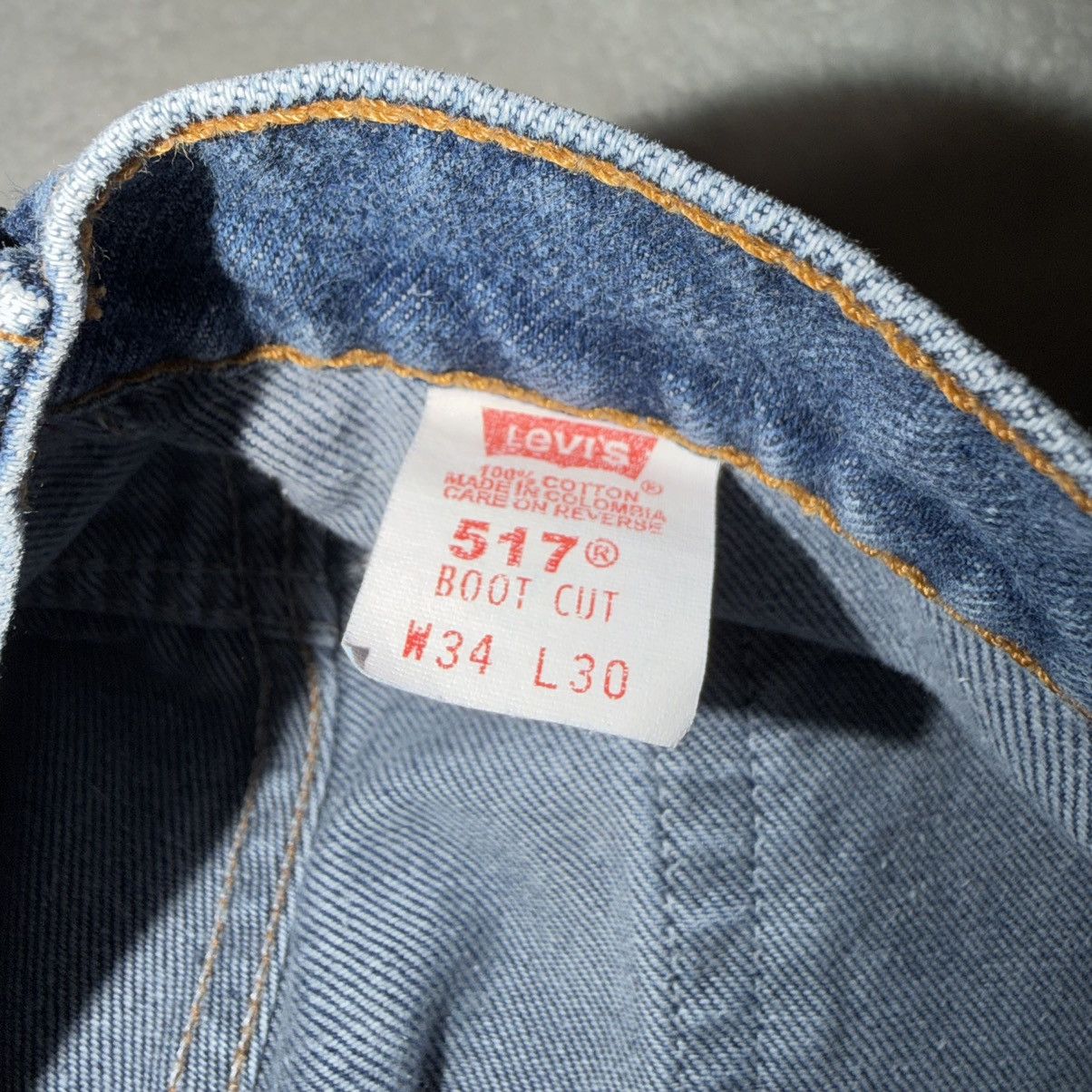 Levi's Repaired Vintage Levi’s 517 Bootcut Jeans Size US 34 / EU 50 - 7 Thumbnail