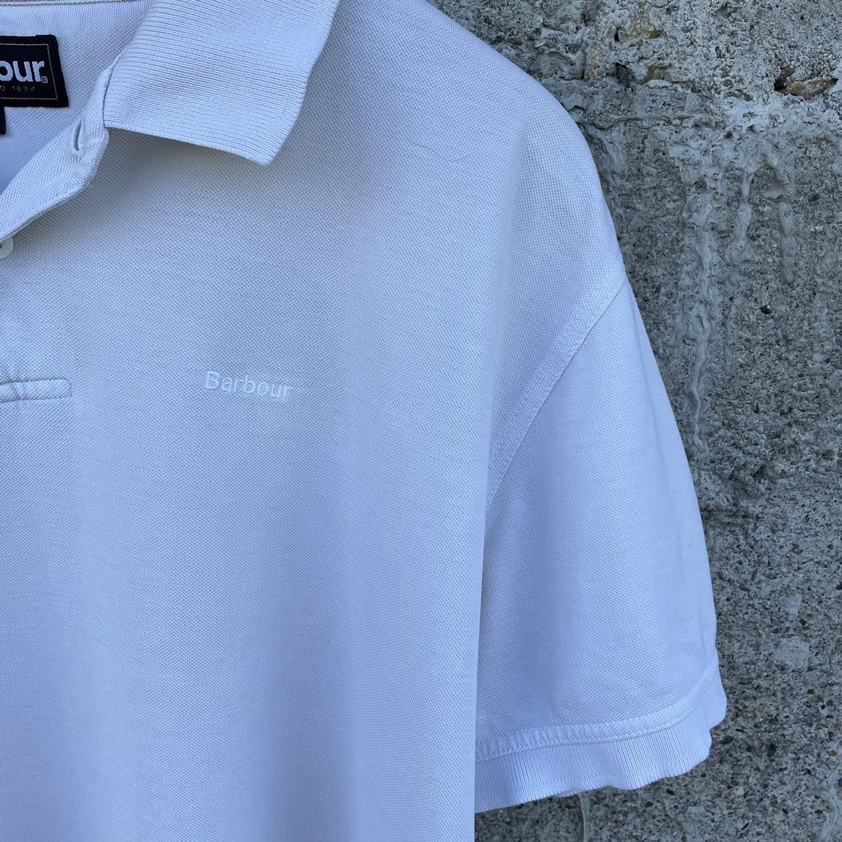 Barbour Vintage Barbour Polo T-shirts Small Logo Basic Fit 90s Y2K Size US XL / EU 56 / 4 - 6 Thumbnail
