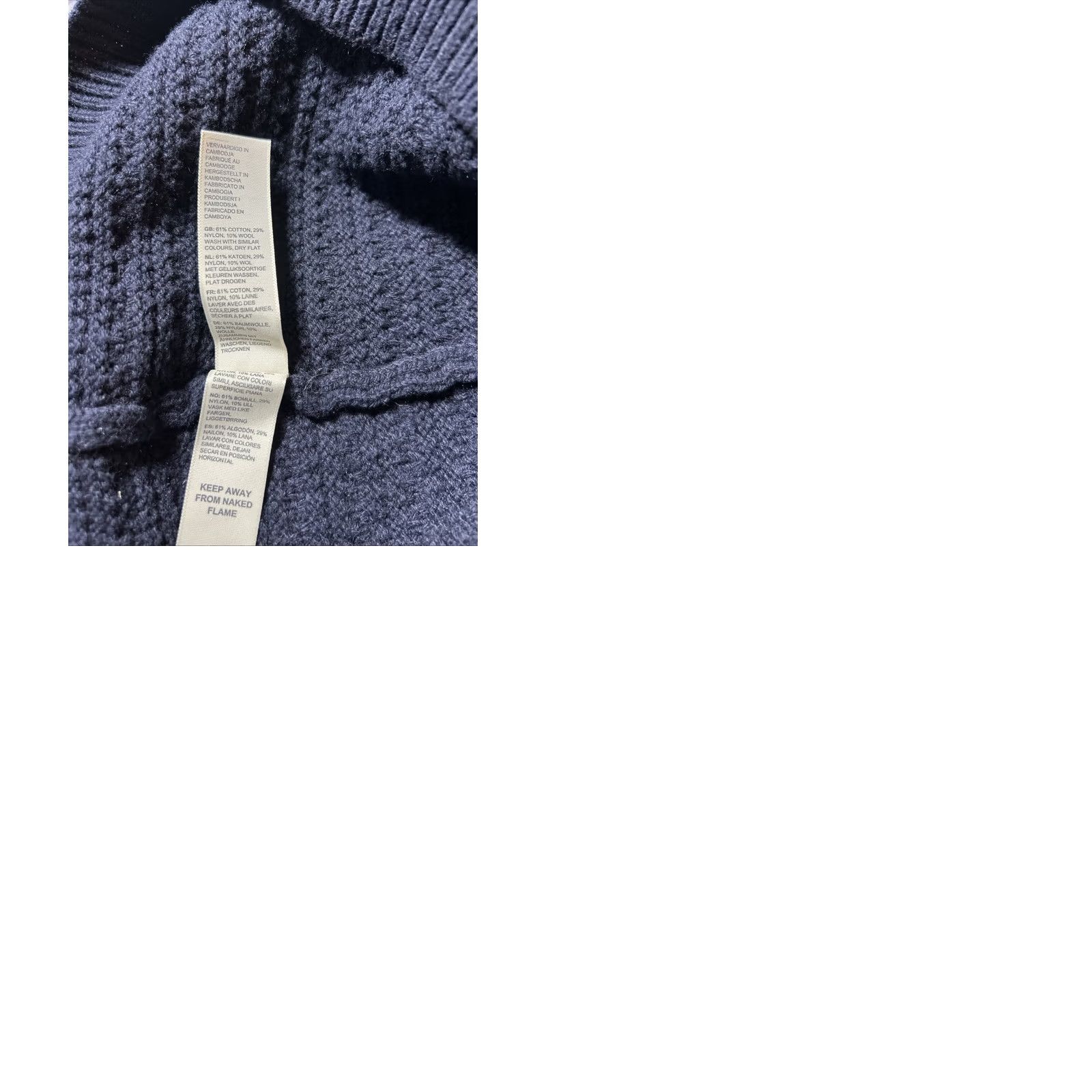 FatFace Fat Face Sweater Mens L Blue Wool Lanihill Texture Crewneck NWT Knit Pullover Casual Vintage: No, Designer Theme Size US L / EU 52-54 / 3 - 9 Thumbnail