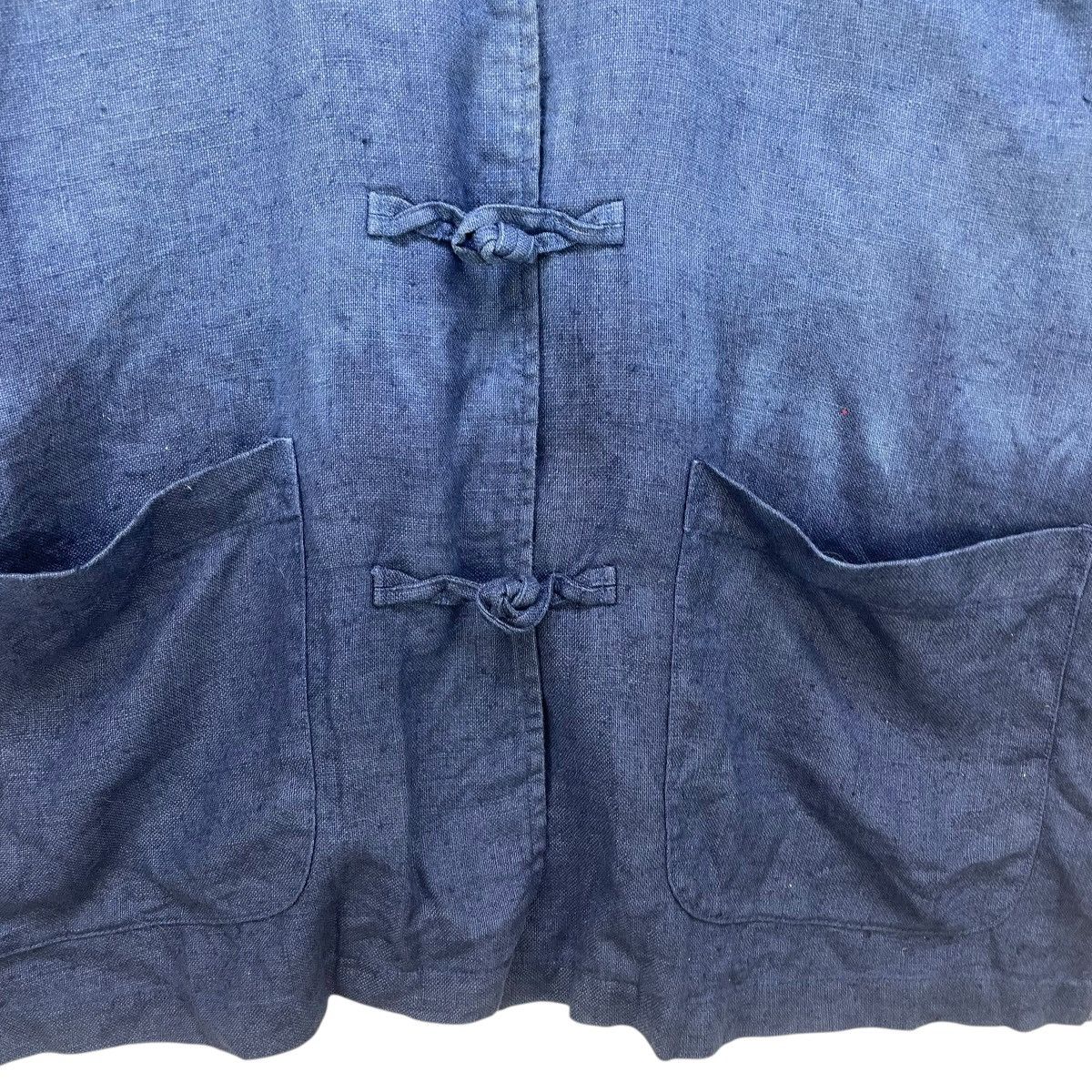 Blue Blue Japan 💥Vintage Japanese Brand Chinese Button Faded Indigo Jacket Size US M / EU 48-50 / 2 - 4 Thumbnail