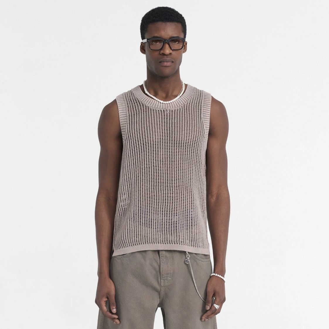 Represent Clo. 🌿Represent Clo Washed Knit Vest - Dawn🌿 Size US L / EU 52-54 / 3 - 5 Thumbnail