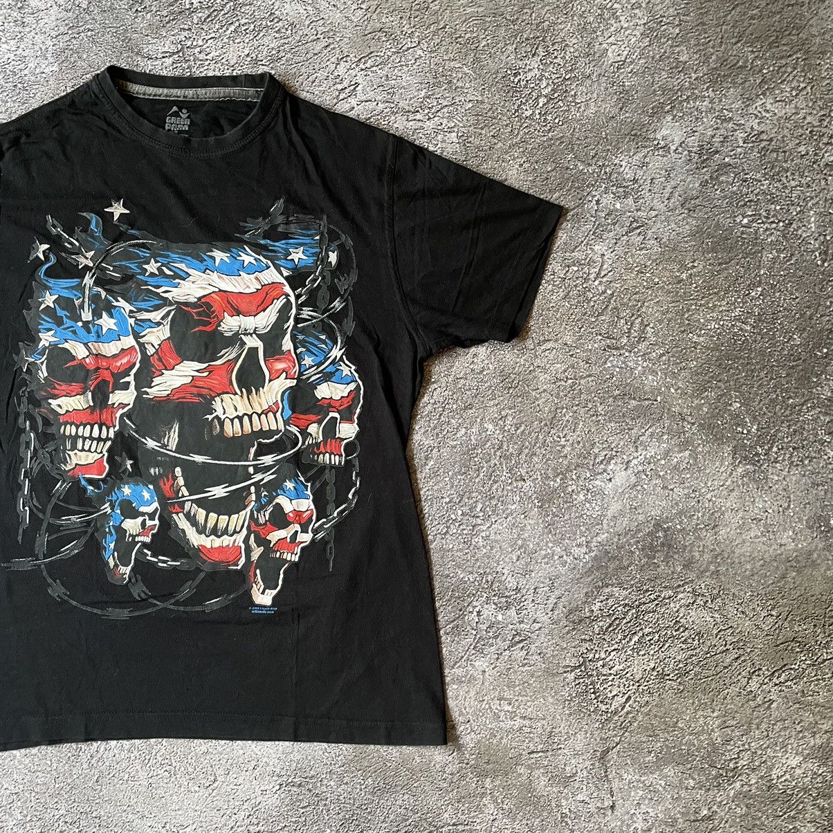 Vintage Vintage Y2K Graphic Tee Skull Horror Skeleton Streetwear M Size US M / EU 48-50 / 2 - 4 Thumbnail