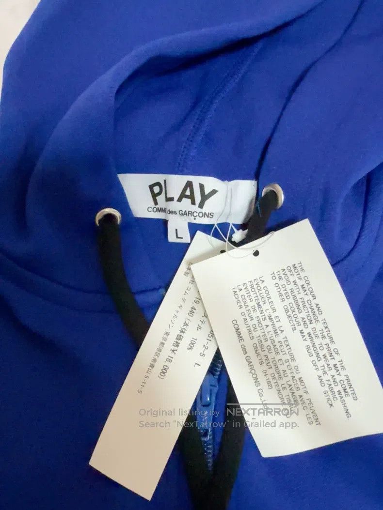 Comme des Garcons Comme Des Garcons Blue Women's Sweatshirt Size L / US 10 / IT 46 - 2 Thumbnail