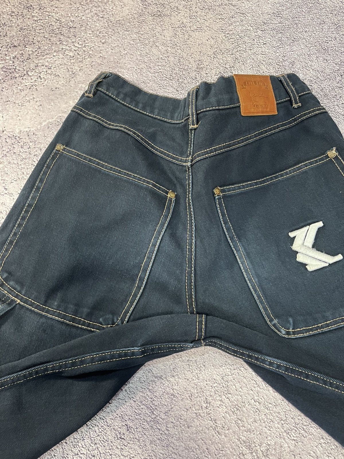 Karl Kani Vintage Karl Kani Carpenter Cargo Jeans Workwear Denim S Y2K Size US 30 / EU 46 - 16 Thumbnail