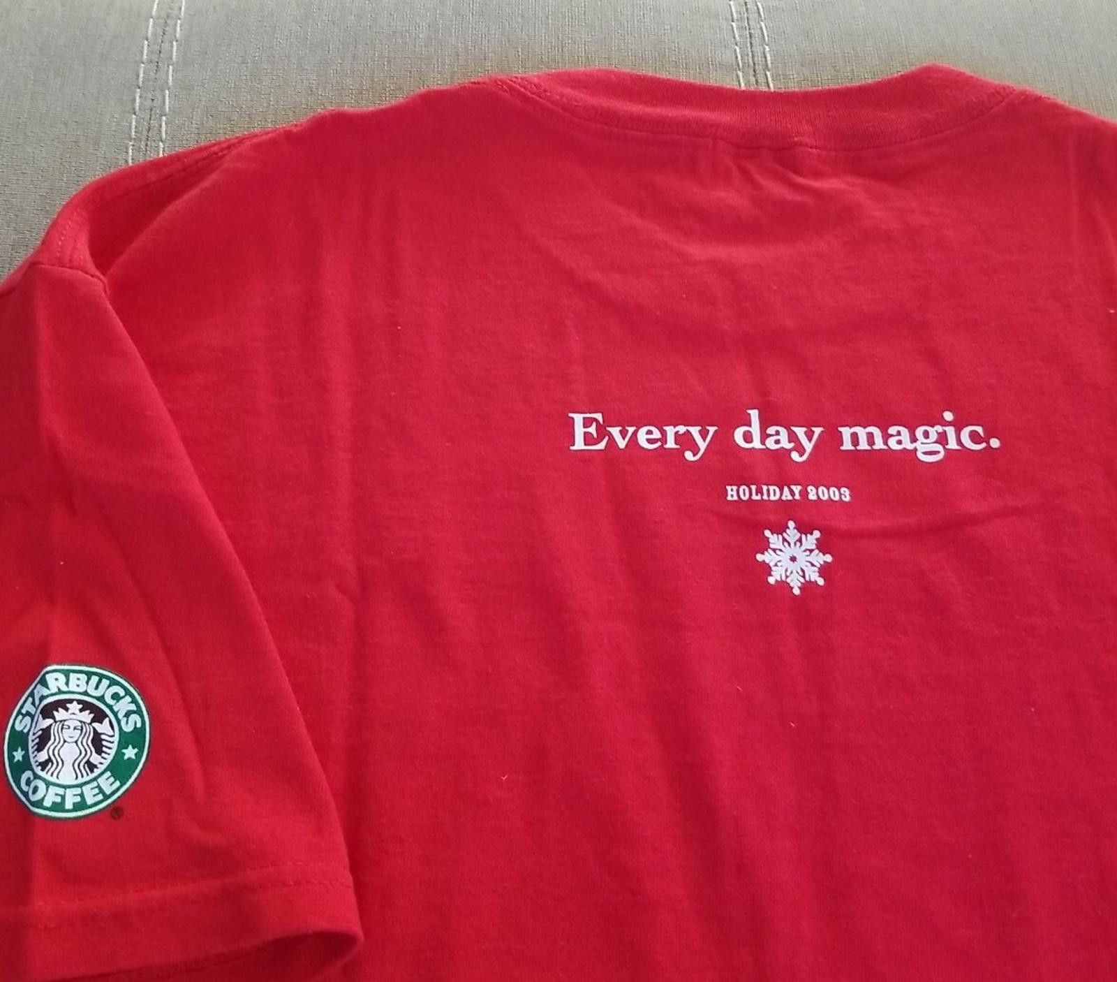Other STARBUCKS Christmas GIFT SET, T Shirt, Magnet,Stockings RARE Size ONE SIZE - 9 Thumbnail