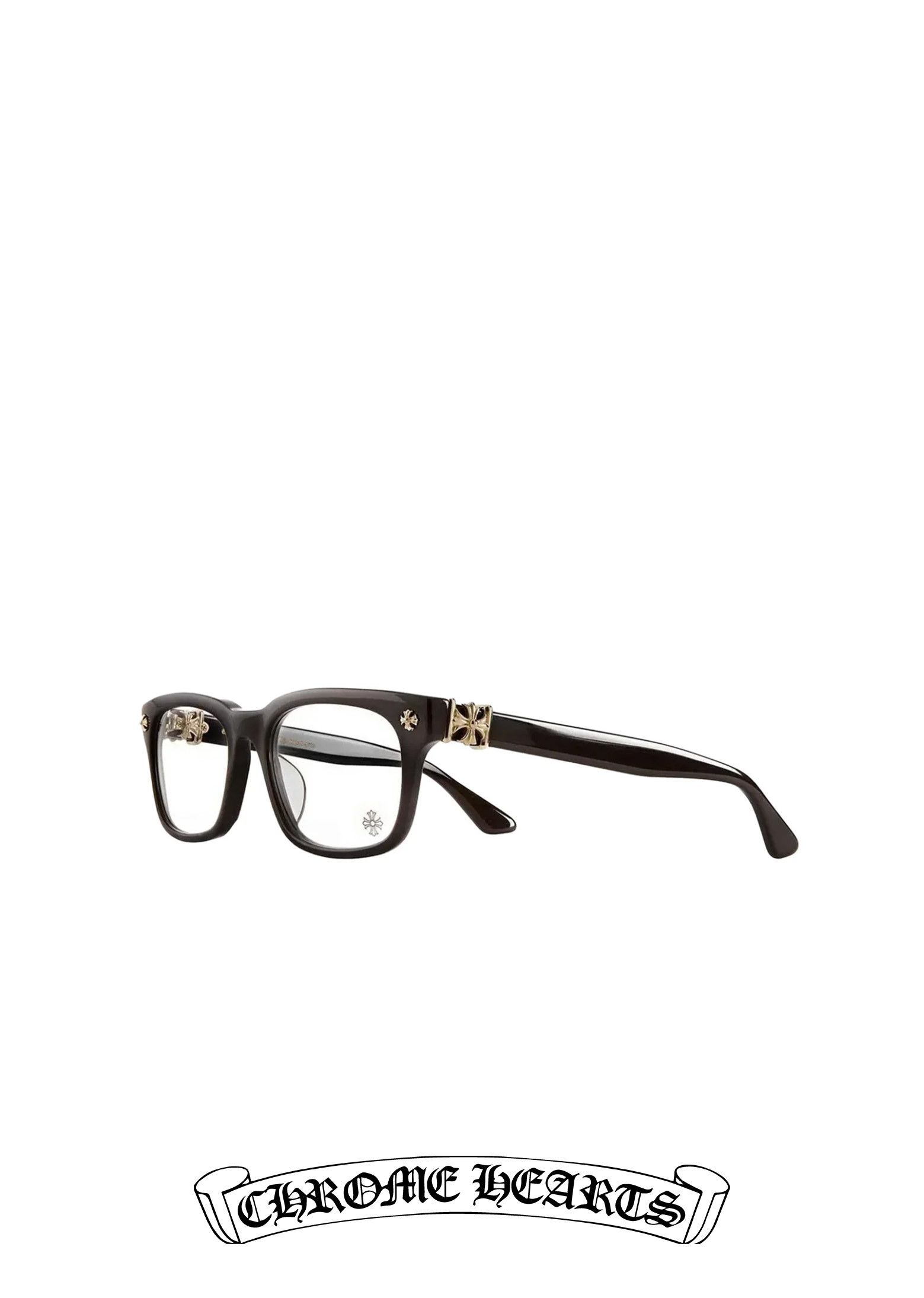 金*屋様 CHROME HEARTS付属品ケースのみ取り引き不成立の為オークショ CHROME HEARTS Vagilante 18-KGP Gold Details Glasses