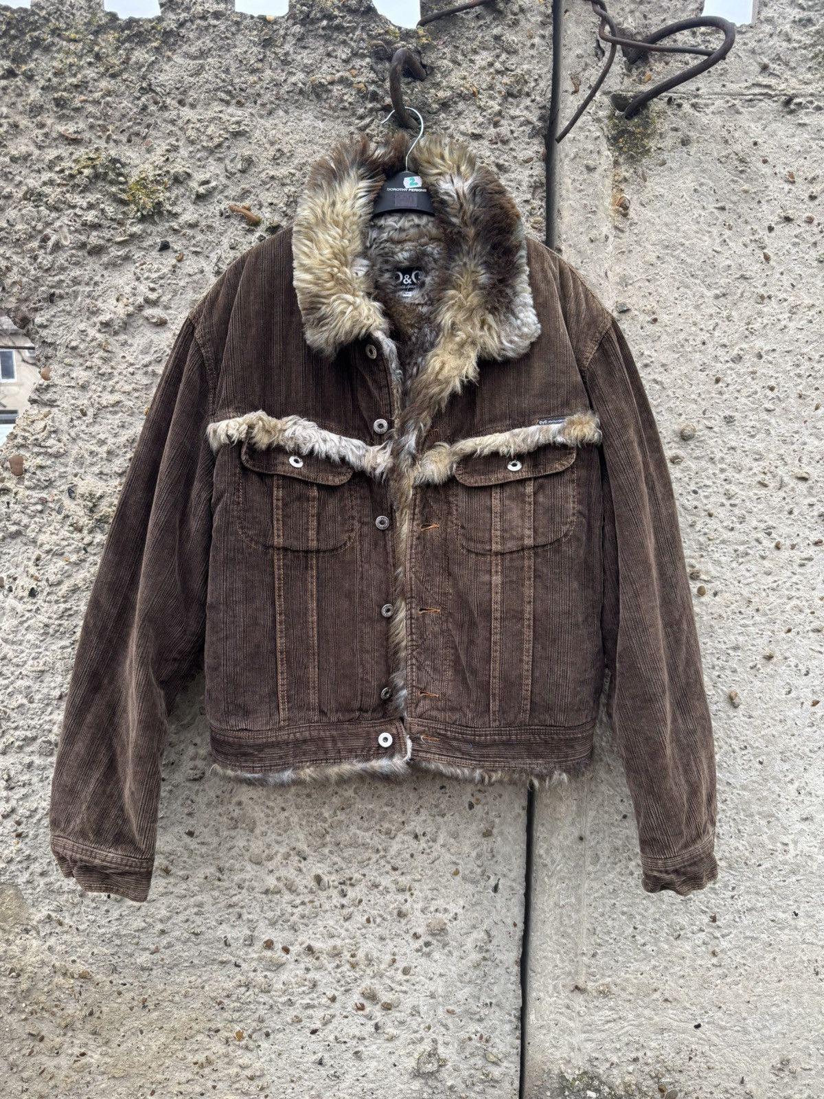 Dolce & Gabbana AW2001 DOLCE&GABBANA Archival Fux Jacket Size XL / US 12-14 / IT 48-50 - 2 Thumbnail
