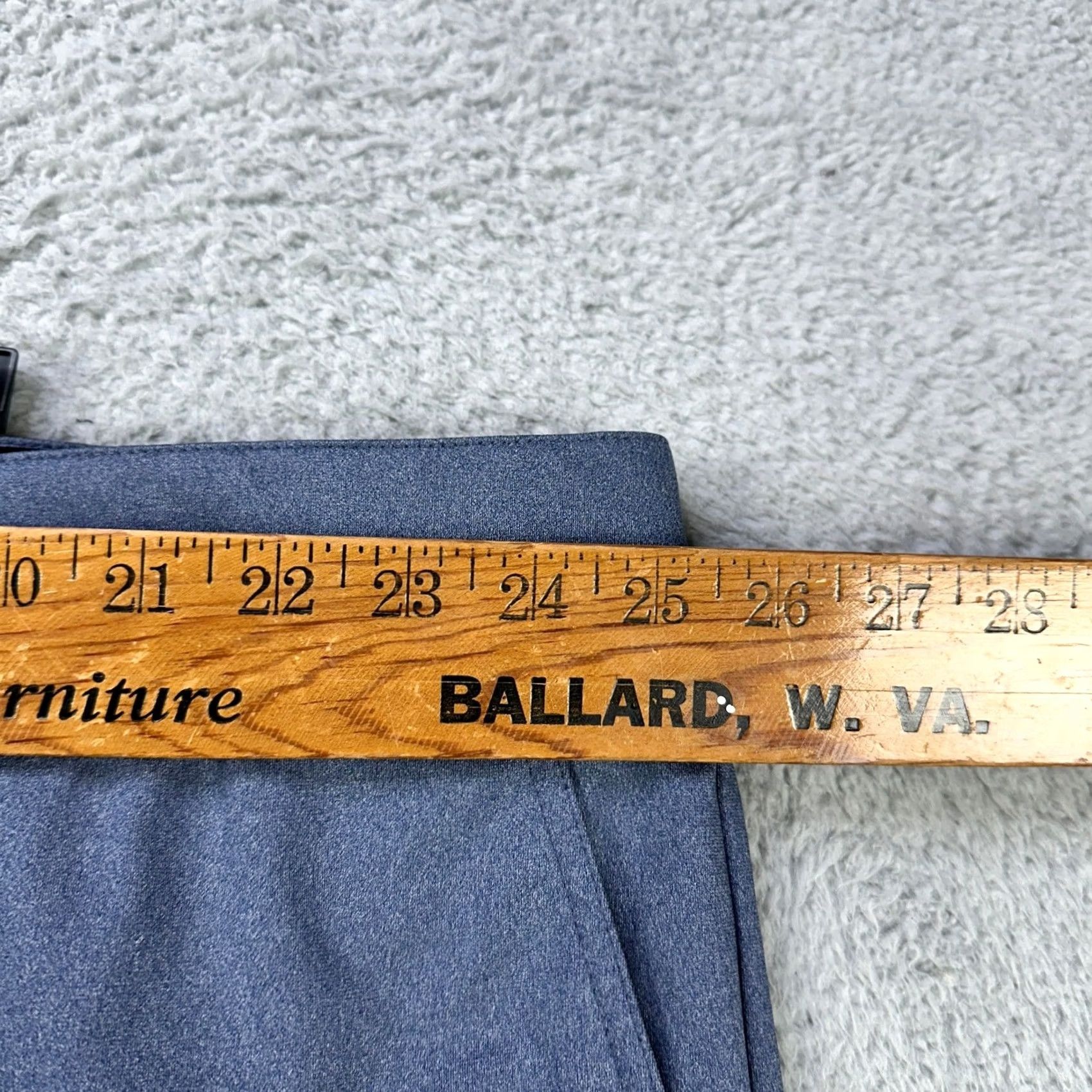 Vintage 01.Algo Mens Chino Pants 44 Blue Performance Tech Flat Front Wicking NEW Size US 44 / EU 60 - 6 Thumbnail
