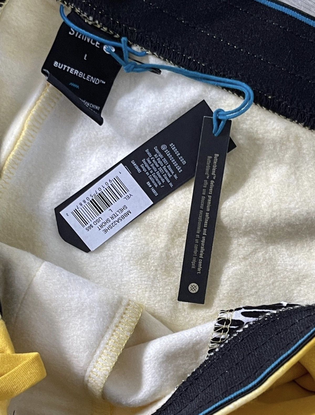 Stance Socks Stance Shelter Short with Butter Blend Yellow Size L Large Size US 36 / EU 52 - 5 Thumbnail