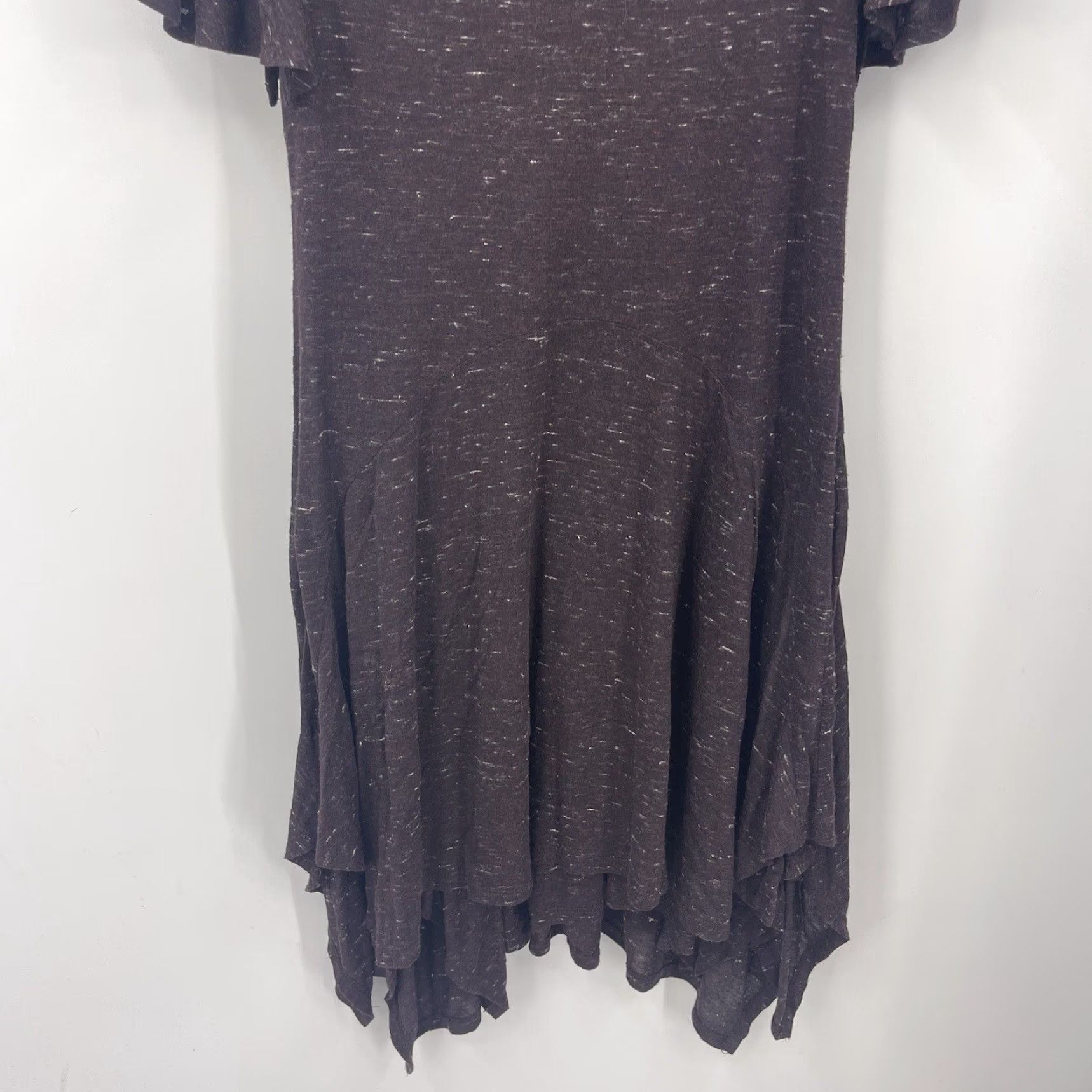Anthropologie Anthropologie Dolan Dress Womens XS Brown Minimalist T-Shirt Dress Casual Bohemian Size XS / US 0-2 / IT 36-38 - 5 Thumbnail