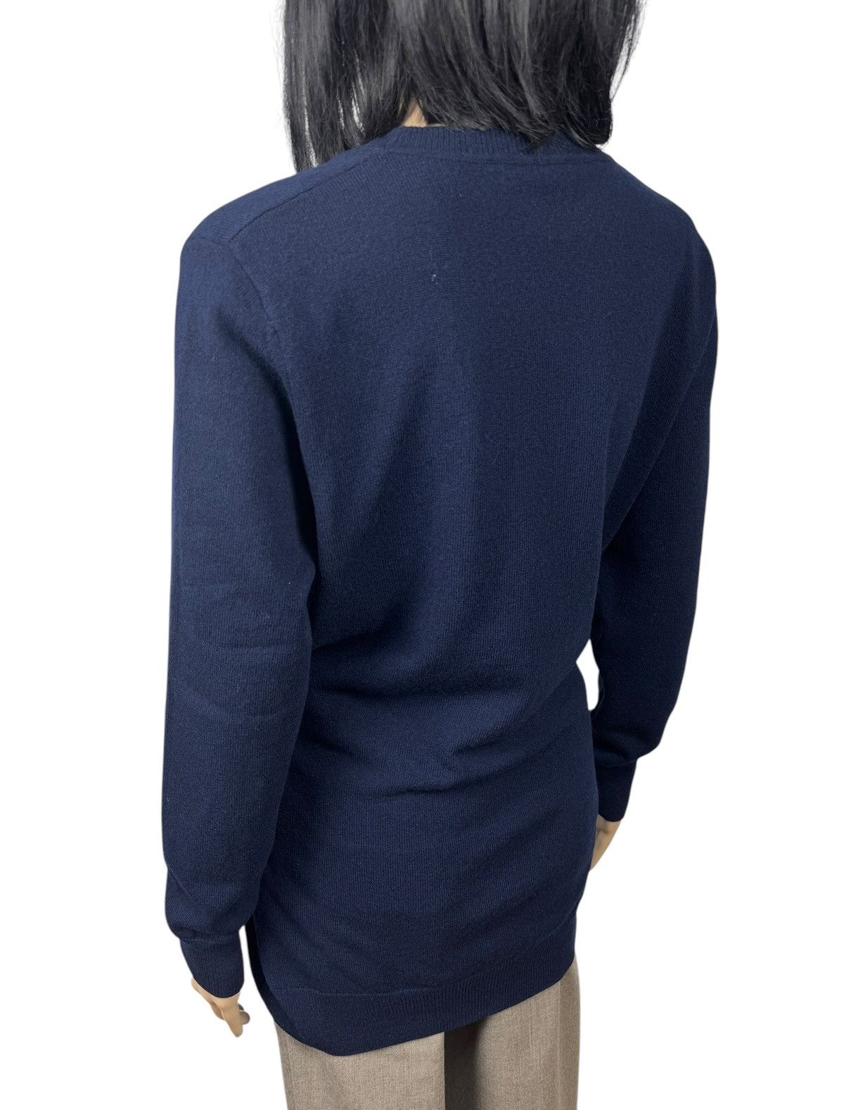 Sandro Sandro Suzanne Poplin-Trimmed Knit Sweater Wool-Cashmere 1 Size S / US 4 / IT 40 - 6 Thumbnail