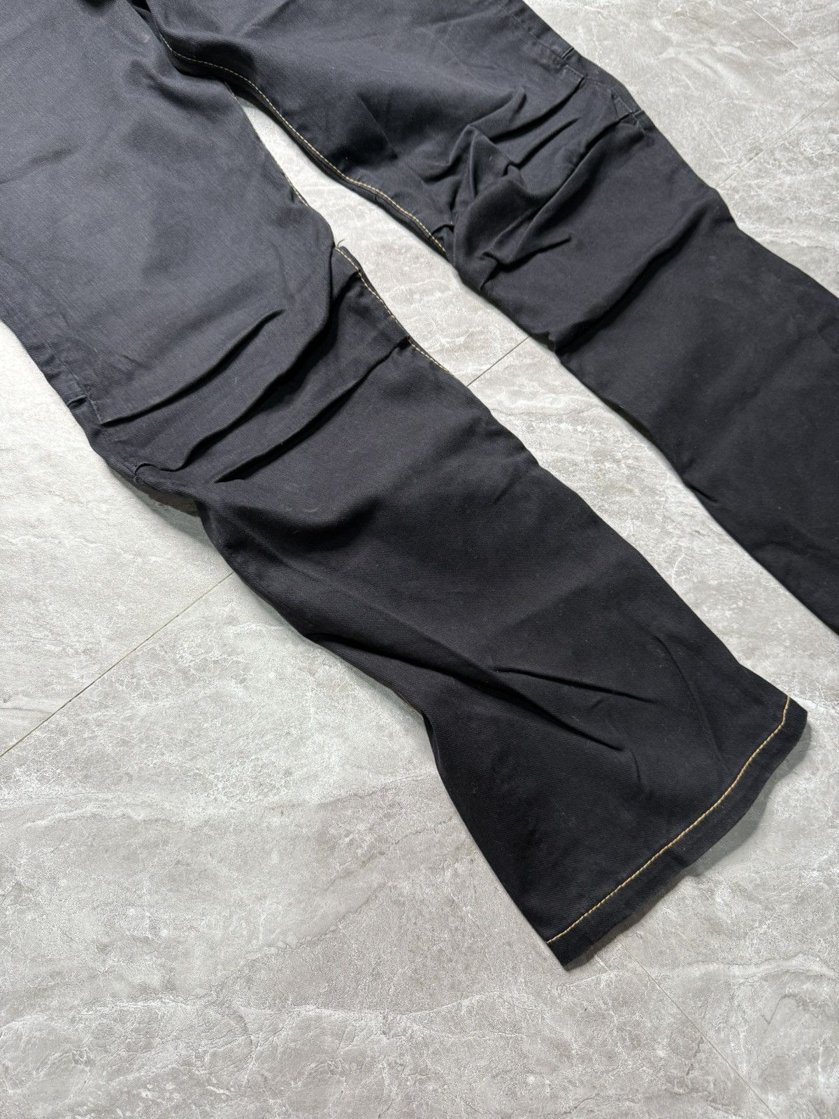 Junya Watanabe Junya Watanabe A/W 04 Contrast Stitch 3D Biker Jeans Size US 33 - 3 Thumbnail