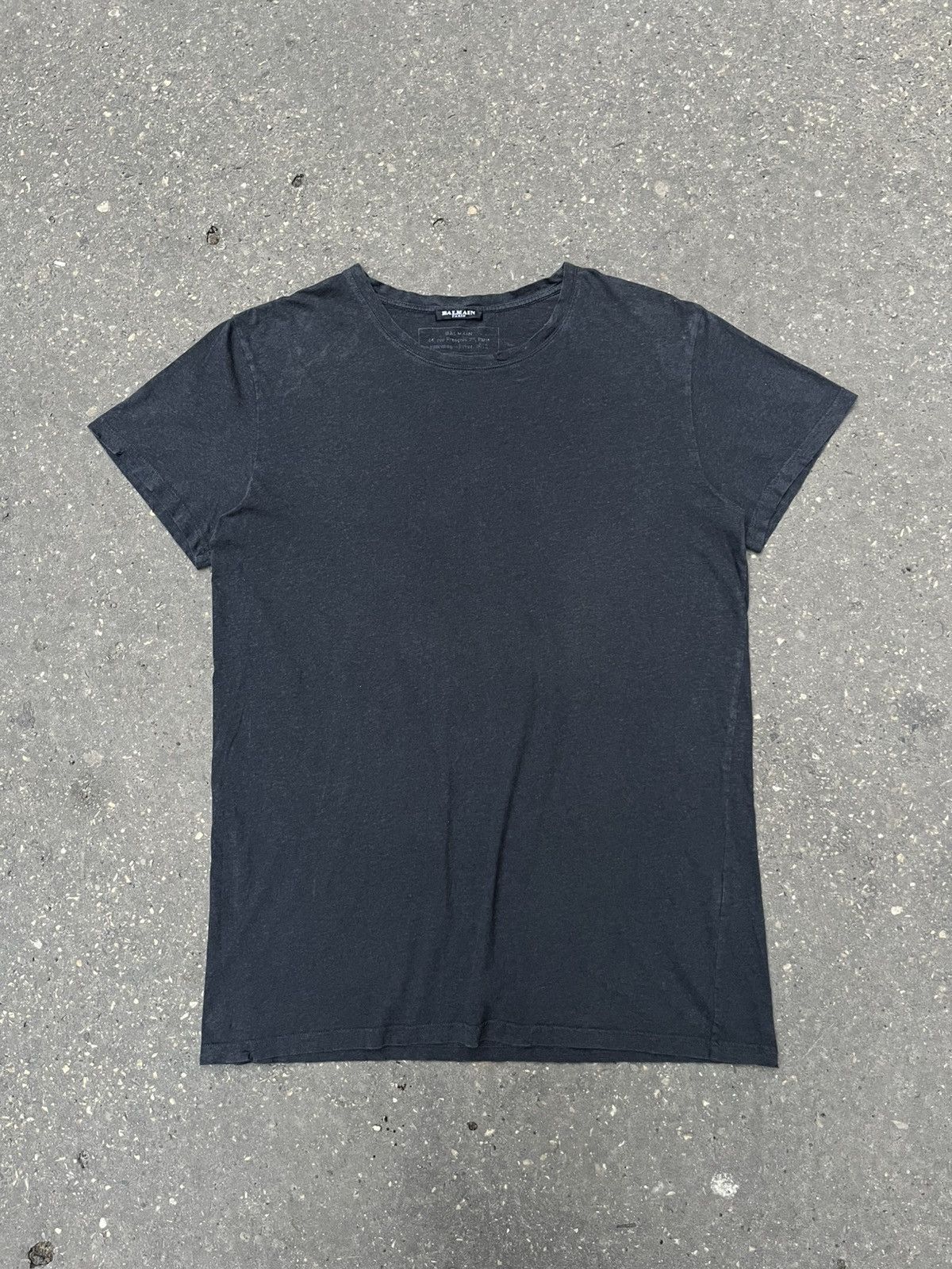 Balmain AW12 Balmain Decarnin shotgun cut tshirt by Rousteing Size US XL / EU 56 / 4 - 6 Thumbnail