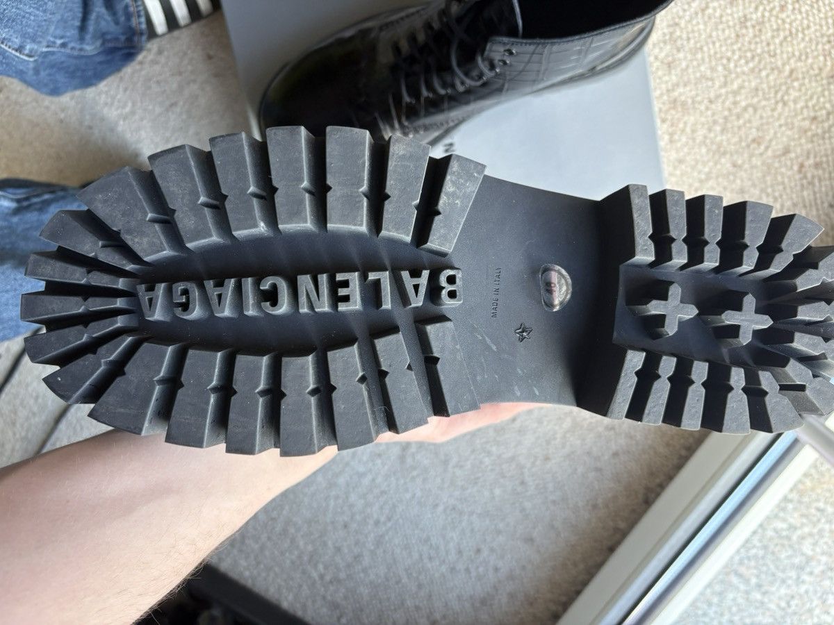 Balenciaga Balenciaga strike croc boot Size US 12 / EU 45 - 3 Thumbnail