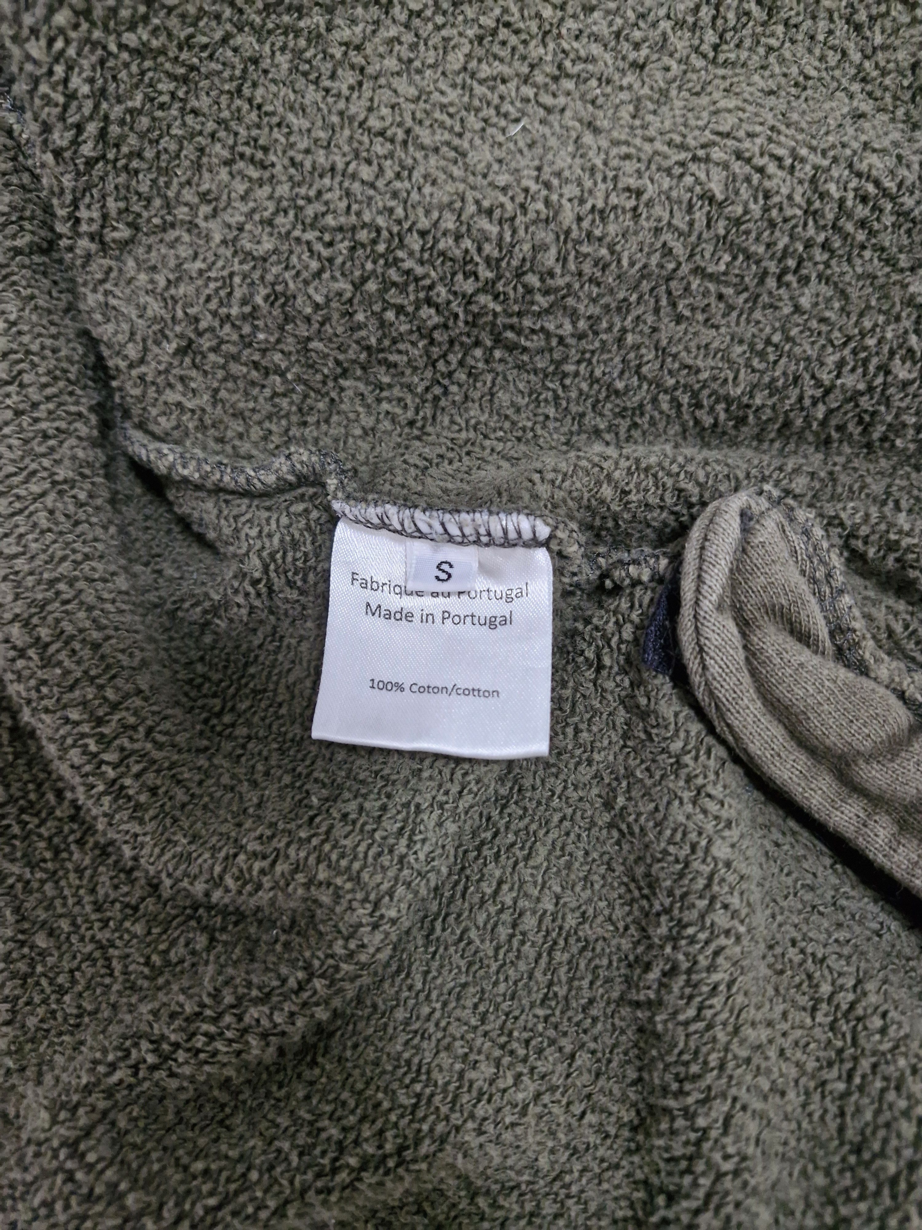 Balmain SS10 Balmain Decarnin Faded Khaki Green Distressed Hoodie Size US S / EU 44-46 / 1 - 5 Thumbnail