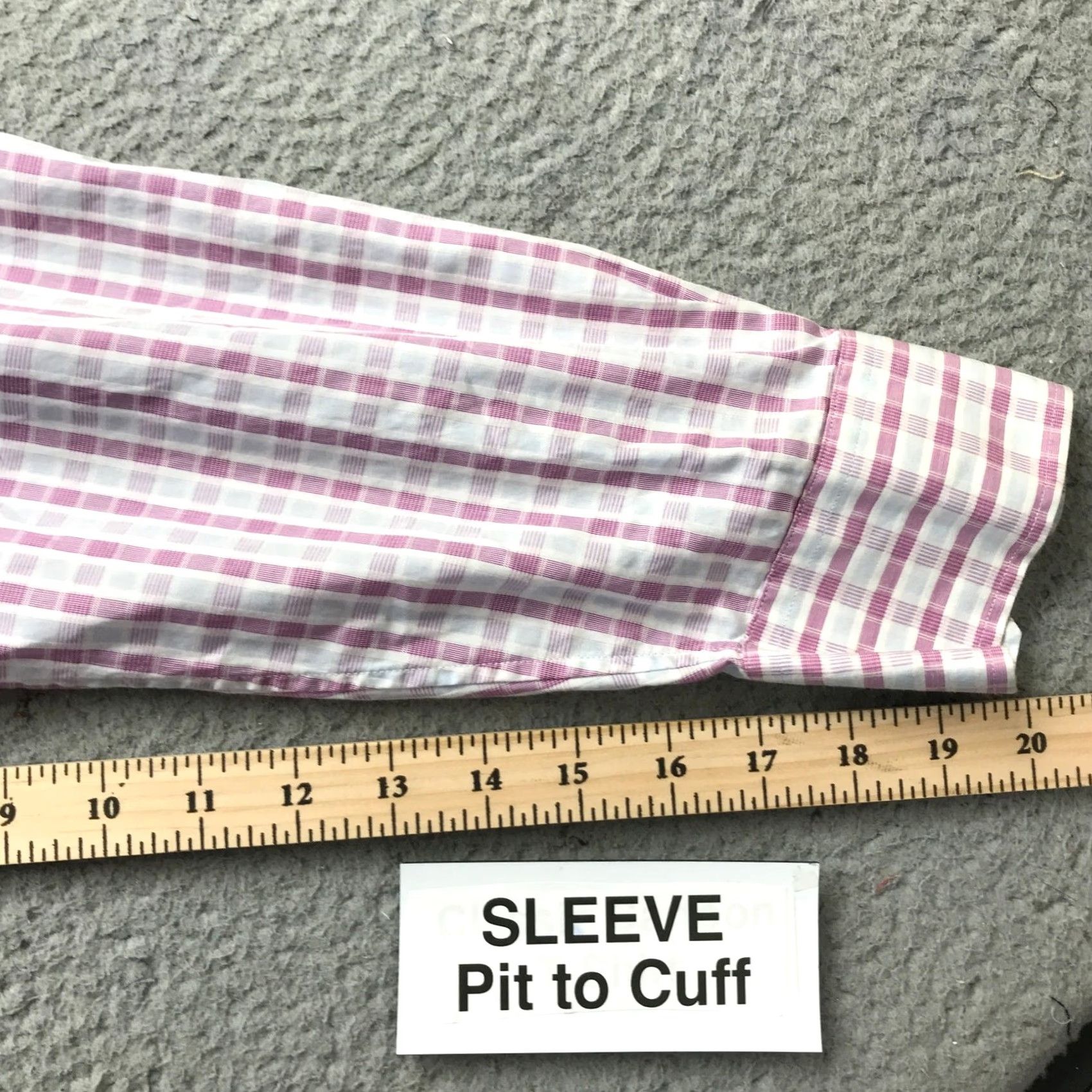 Tommy Bahama VINTAGE Tommy Bahama Dress Shirt Mens XL 17.5 34-35 Long Sleeve Button Up Blue Purple Plaid Check Logo Shirt Size 46R - 6 Thumbnail