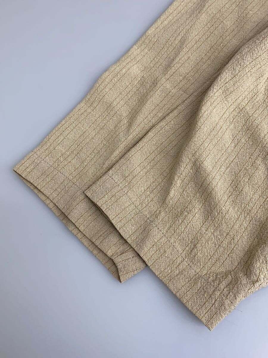 Visvim Beige Linen Stripe Sleeve Shirt Size US S / EU 44-46 / 1 - 6 Thumbnail