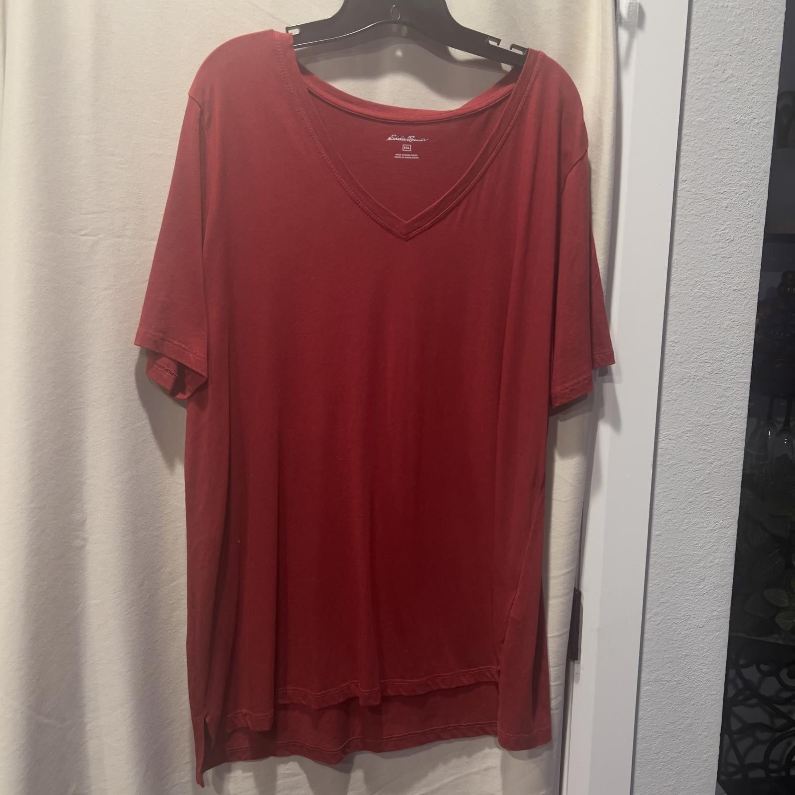 Eddie Bauer Eddie Bauer Men's Red Short Sleeve T-Shirt XXL Size US XXL / EU 58 / 5 - 2 Thumbnail