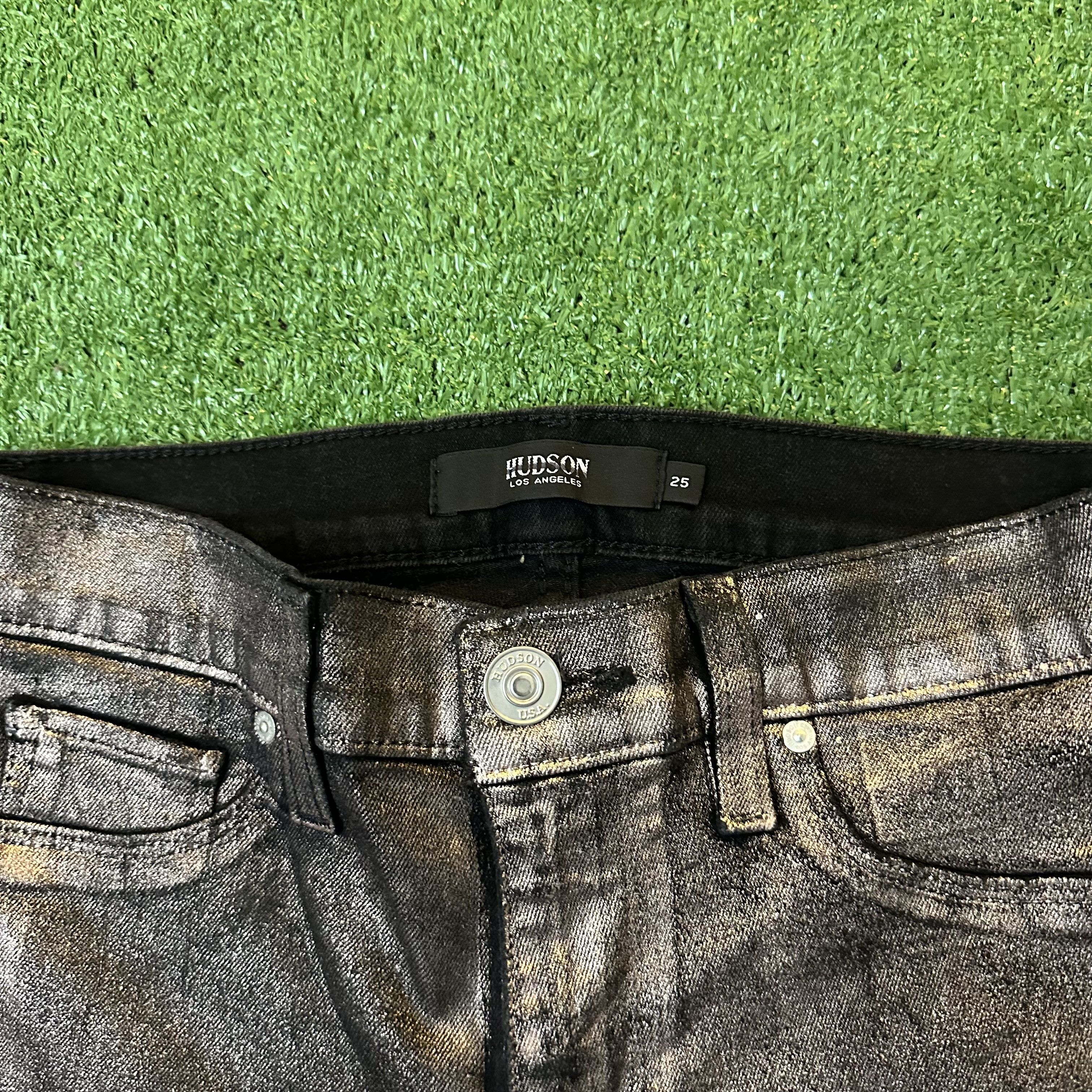 Hudson Women's Hudson Los Angeles Grey/Brown Jeans Size 25" / US 0 / IT 36 - 6 Thumbnail