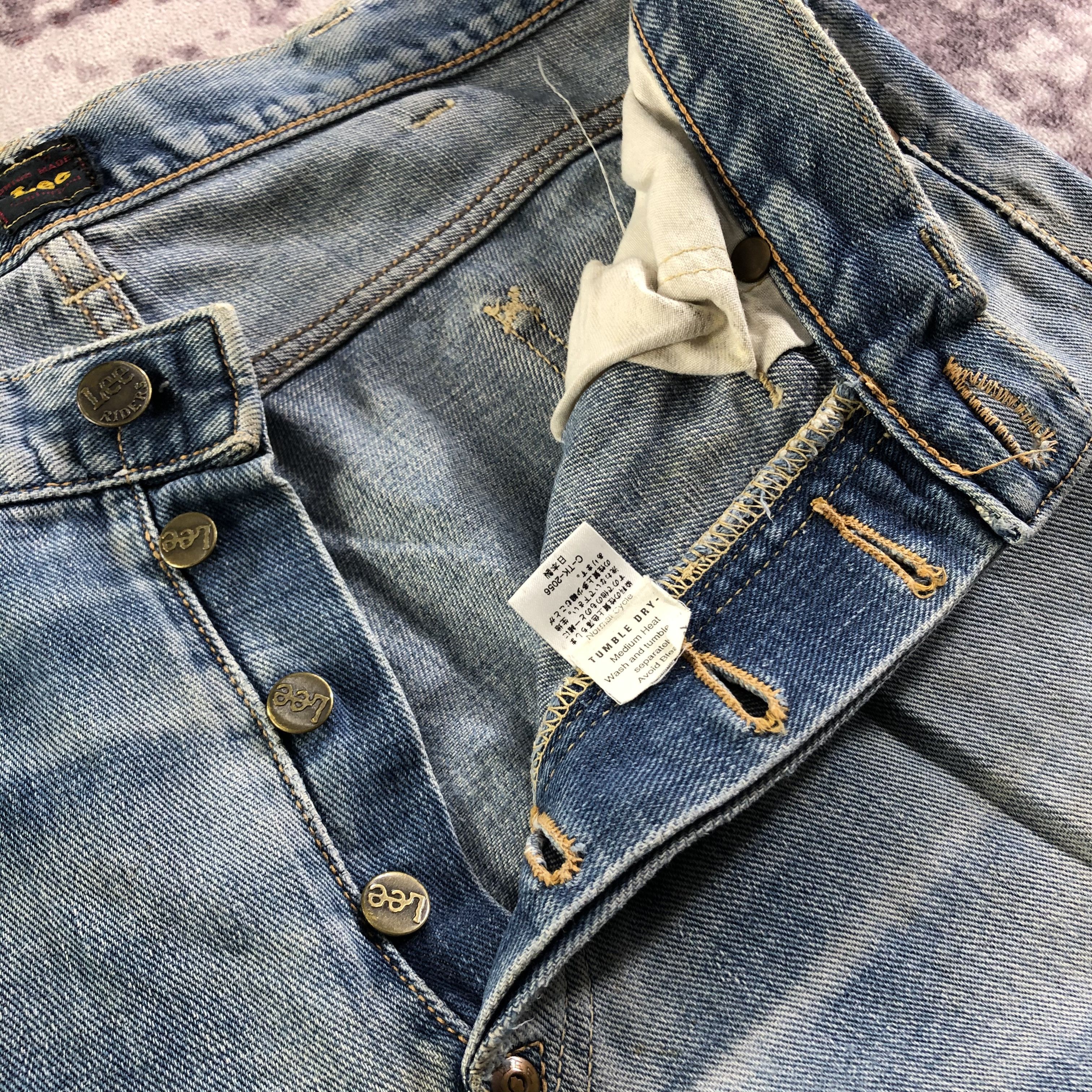 Lee Vintage Blue Wash Lee Selvedge Jeans-JM3660 Size US 33 - 10 Thumbnail