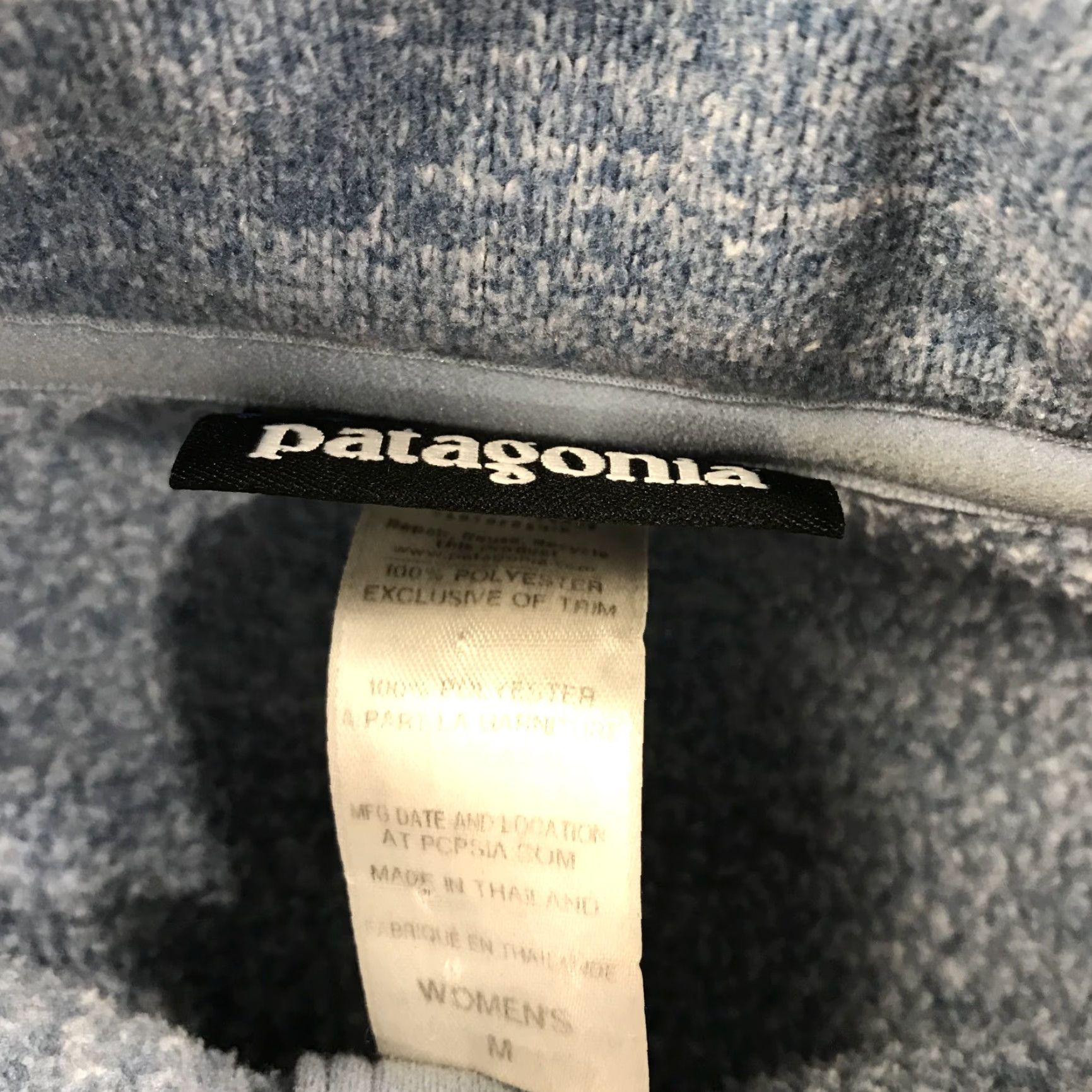 Patagonia Patagonia Better Sweater Womens M Blue 1/4 Zip Pullover Outdoor Fleece Jacket Size M / US 6-8 / IT 42-44 - 5 Thumbnail