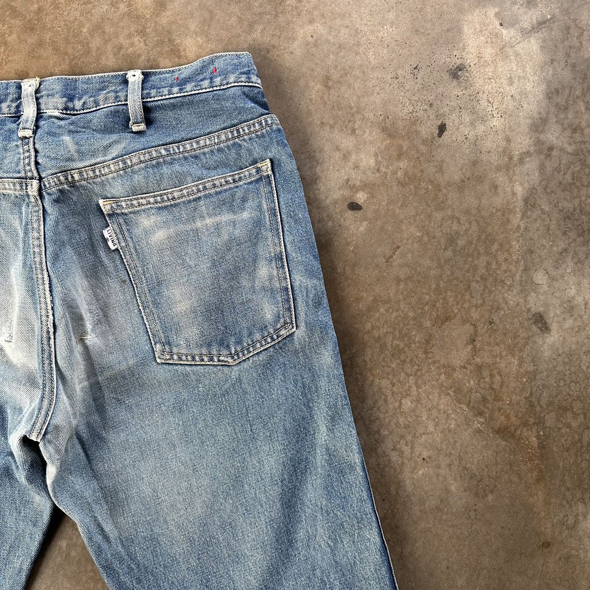 Japanese Brand Vintage Living Concept Japanese Talon Faded Jean Distressed Size US 31 - 14 Thumbnail