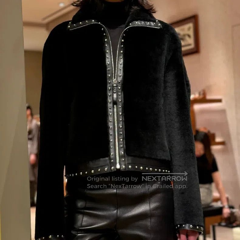 Hermes Hermes 2024 Autumn-Winter Women's Leather and Fur Black St Size XS / US 0-2 / IT 36-38 - 1 Thumbnail