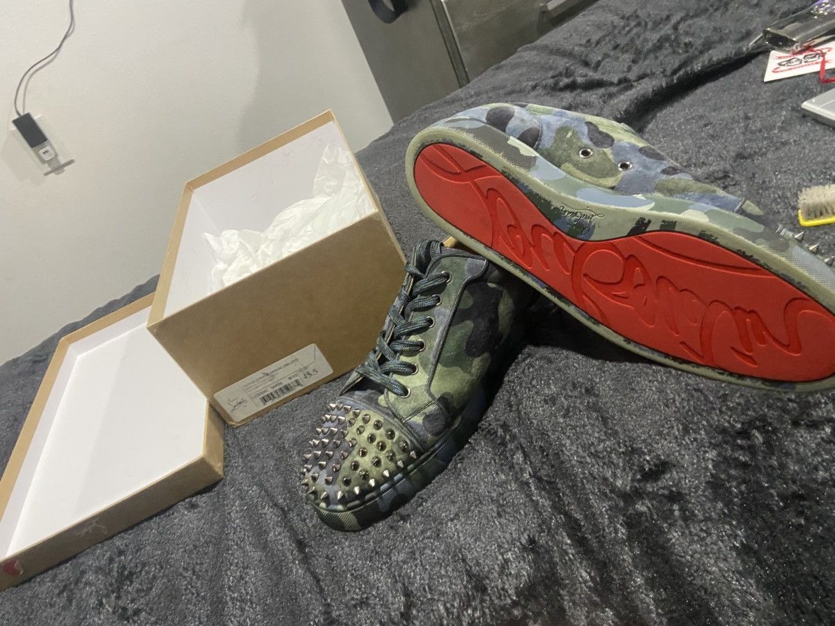 Christian Louboutin Louis junior spikes orlato Size US 12.5 / EU 45-46 - 1 Thumbnail