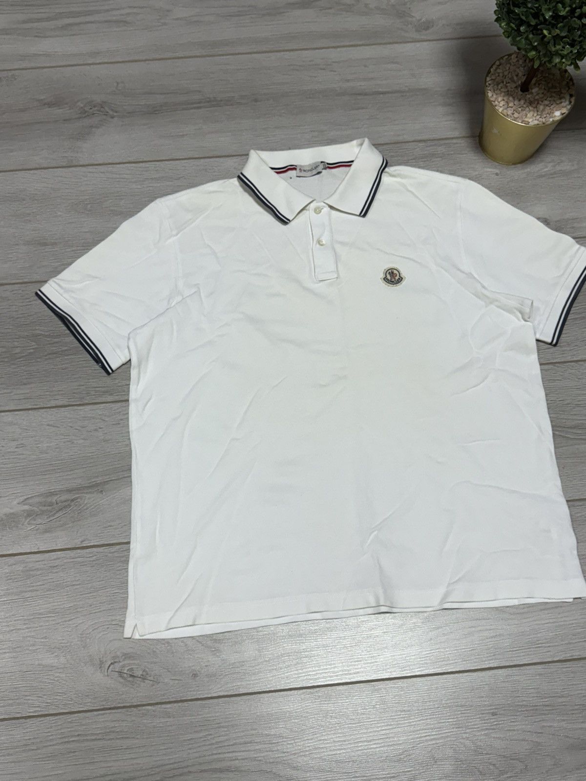 Moncler Moncler basic polo shirt buttons vintage Size US XXL / EU 58 / 5 - 4 Thumbnail
