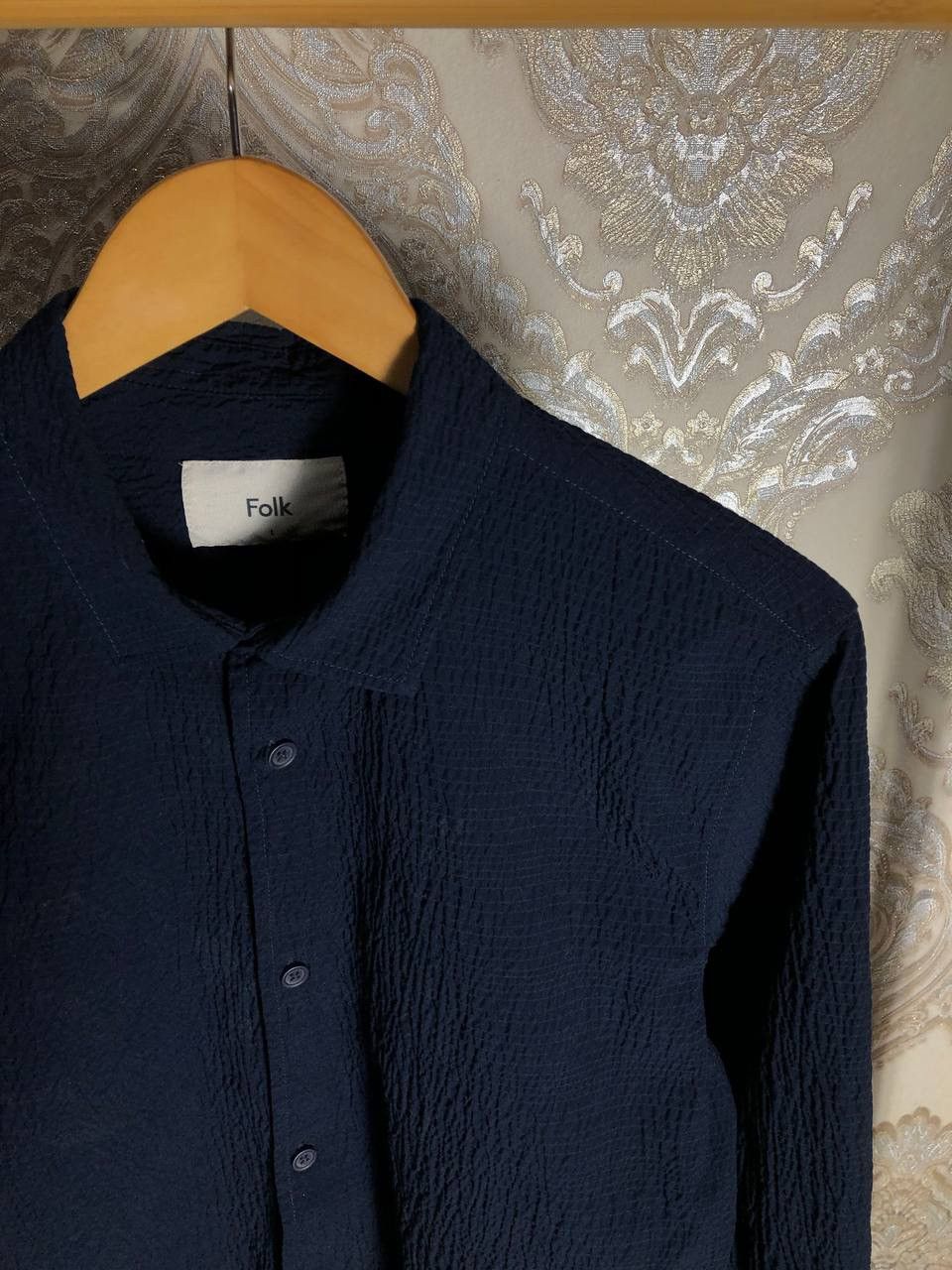 Folk VINTAGE FOLK DESIGNER SHIRT CLASSIC CASUAL JAPAN STYLE Y2K Size US L / EU 52-54 / 3 - 2 Thumbnail