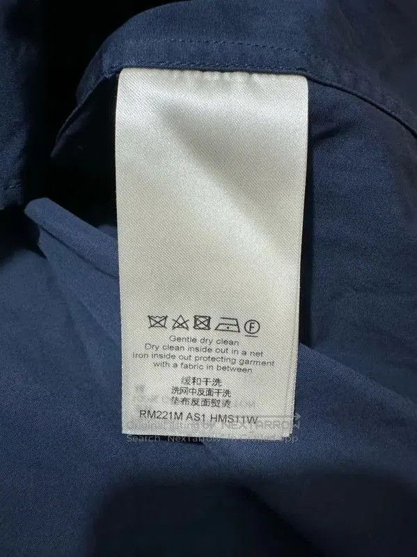 Louis Vuitton Louis Vuitton Blue Cotton Embroidered Logo Shirt . Size US M / EU 48-50 / 2 - 6 Thumbnail