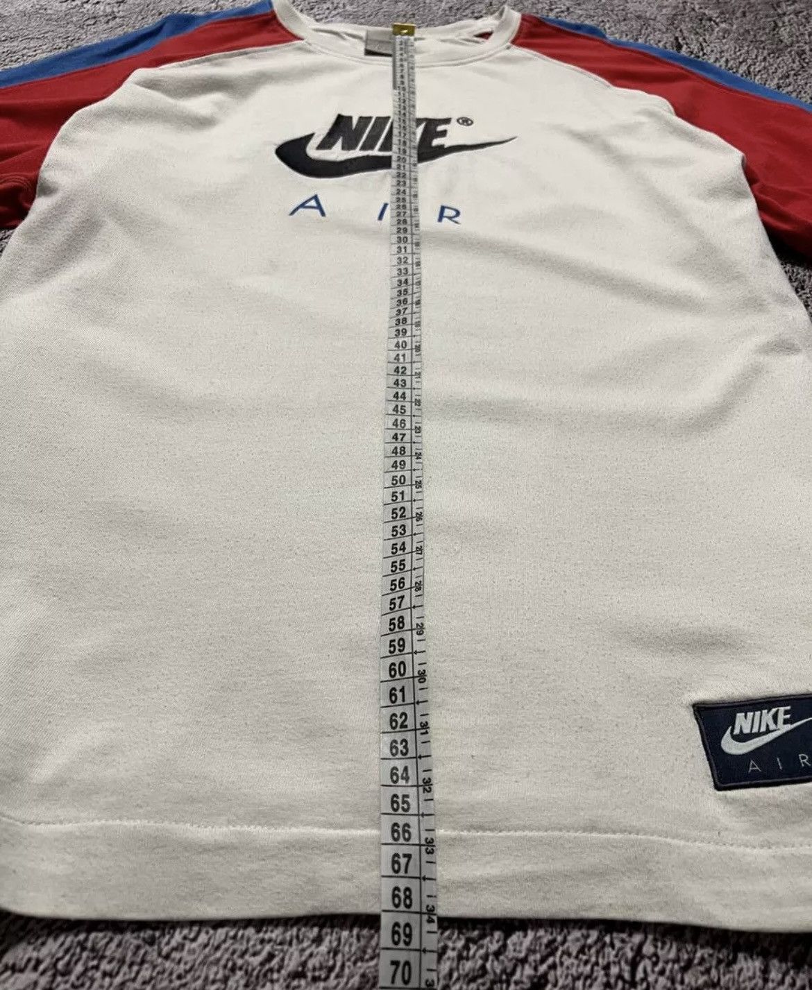 Nike × Vintage Vintage Nike Air T-Shirt Streetwear Big Embroidered Logo Y2K Size US XL / EU 56 / 4 - 10 Thumbnail