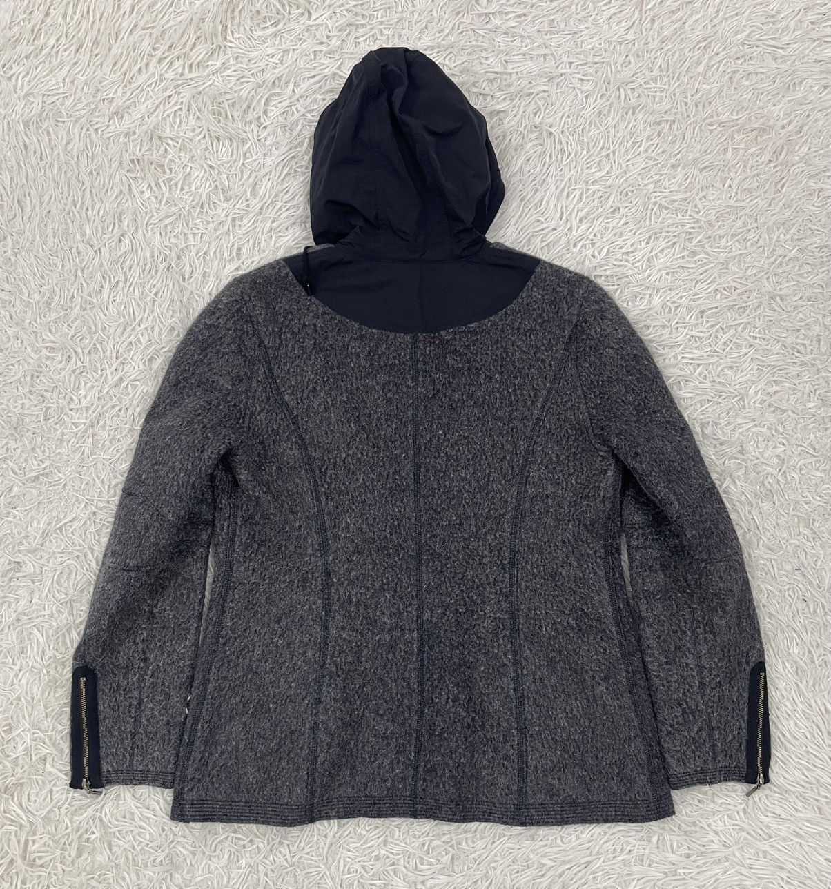 Hiroko Koshino Homme Hiroko Bis Hiroko Koshino Jacket Hooded Size S / US 4 / IT 40 - 2 Thumbnail