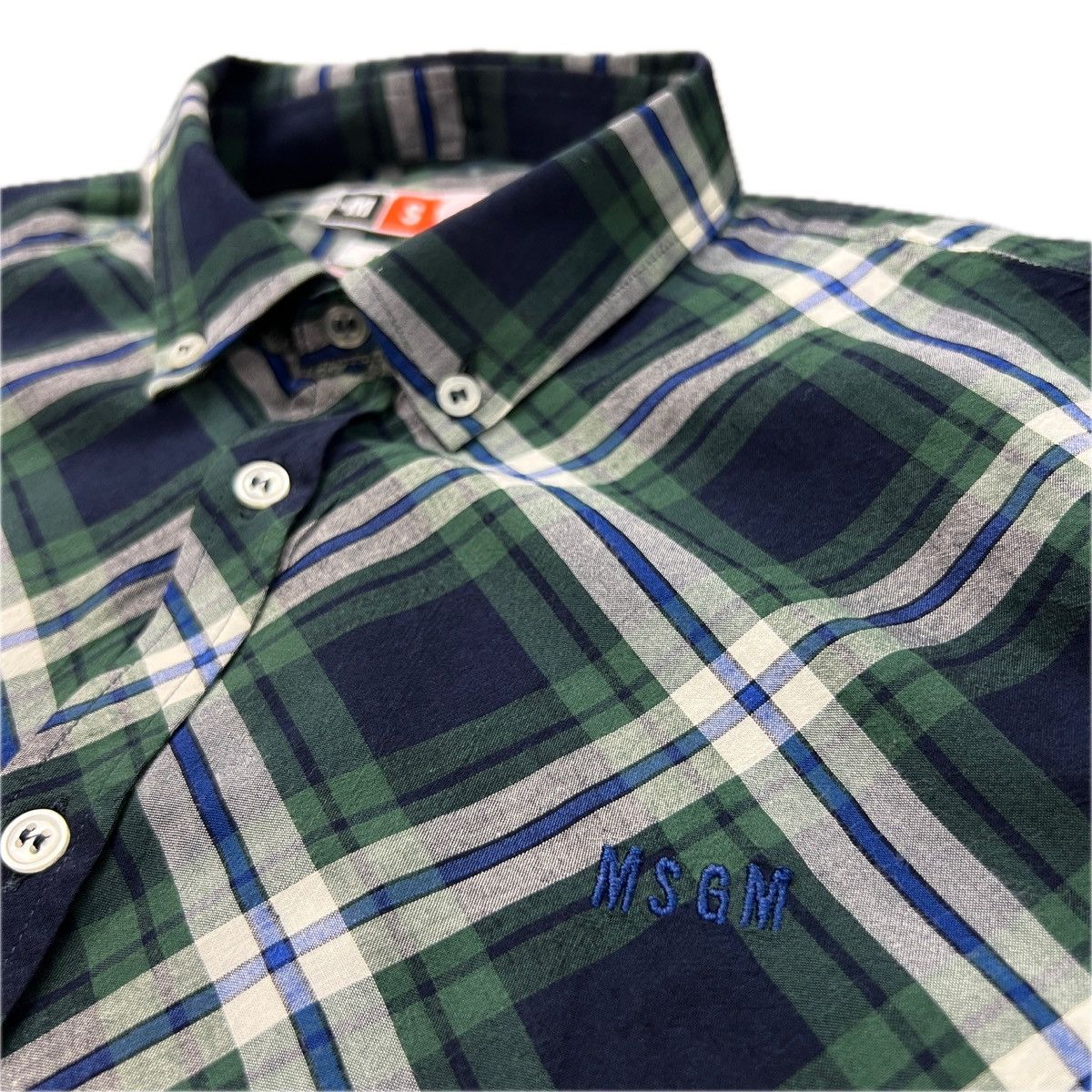 MSGM MSGM Viscose Tartan Shirt Made in Italy Size US M / EU 48-50 / 2 - 5 Thumbnail