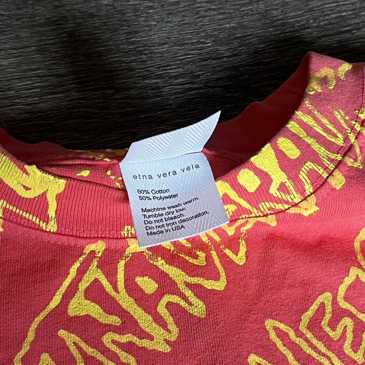 Drain Gang × Sad Boys Fakemink Etna Vera Vela All Over Print Long Sleeve Pink Tee Size US L / EU 52-54 / 3 - 7 Thumbnail