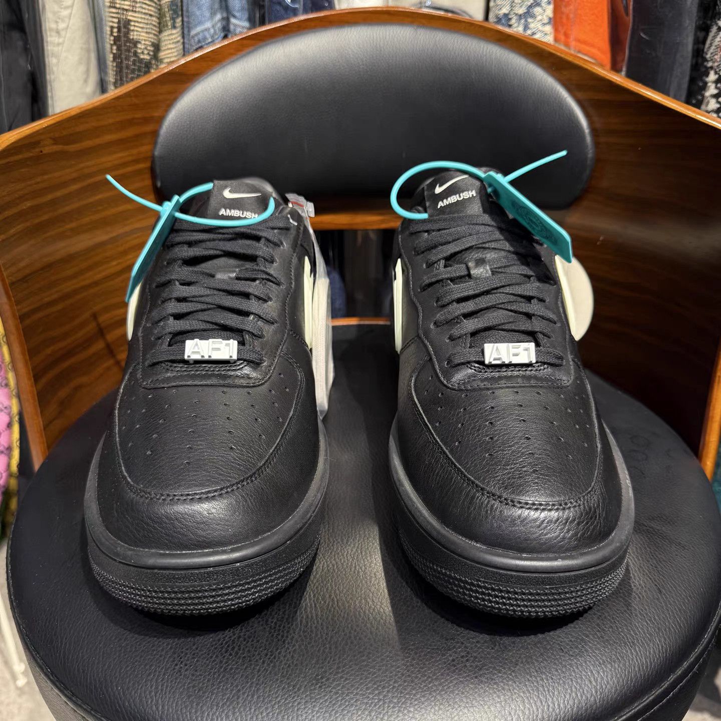 Nike Nike Air Force 1 x AMBUSH Low Sneakers K15 Size US 14 / EU 47 - 2 Thumbnail