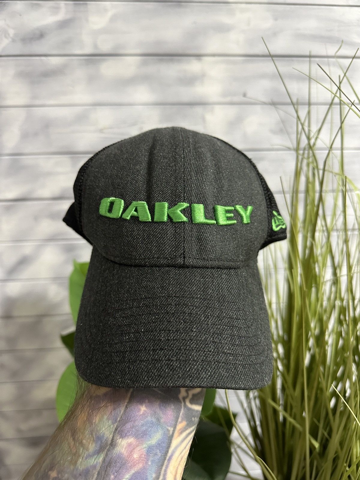 Japanese Brand Rare Cap Oakley x New Era Cent Logo Y2K Japan Style. Size ONE SIZE - 2 Thumbnail
