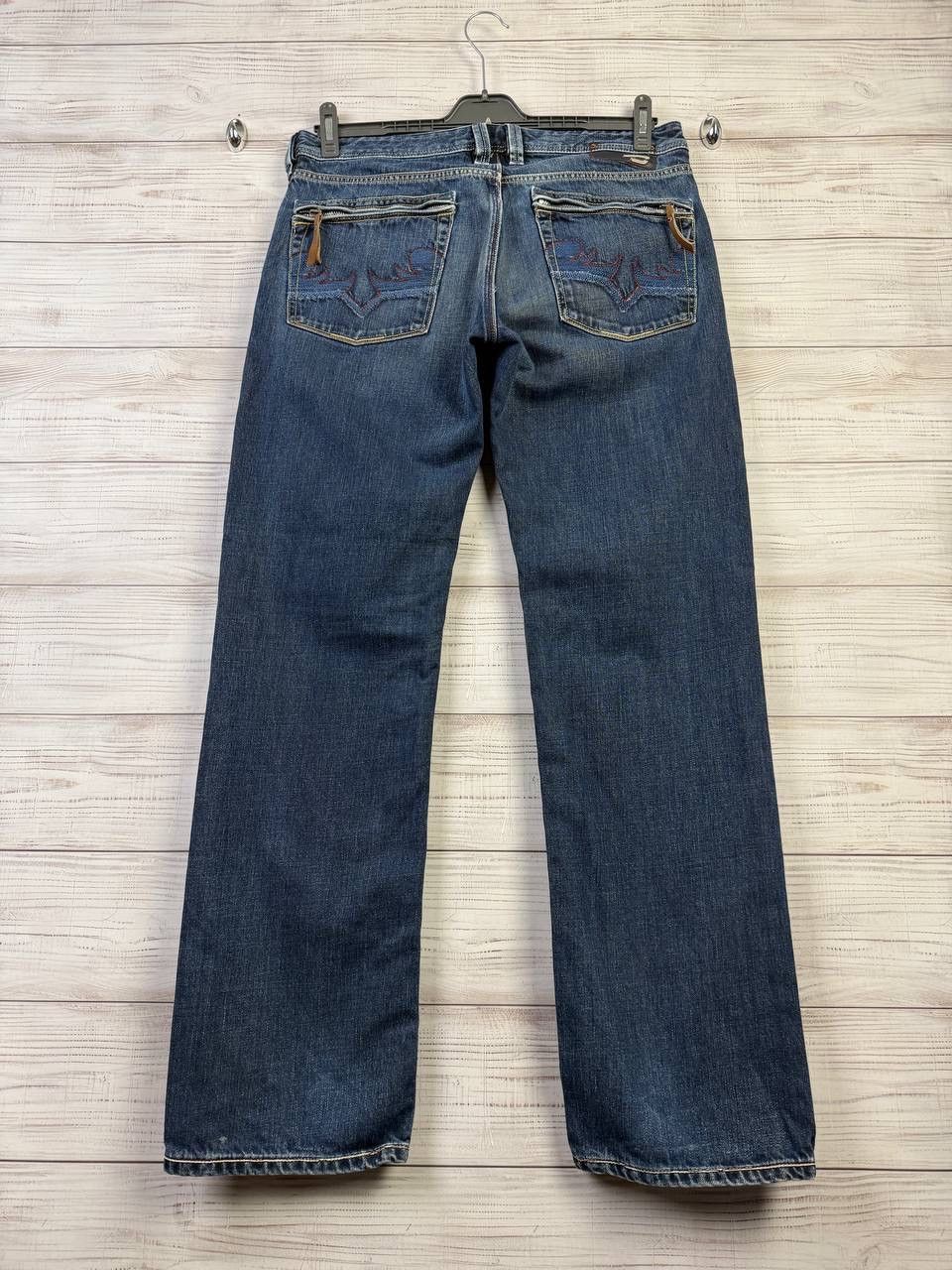 Diesel 🔥Vintage Diesel Jeans Faded Washed Avant Garde Flared Baggy🔥 Size US 34 / EU 50 - 1 Thumbnail