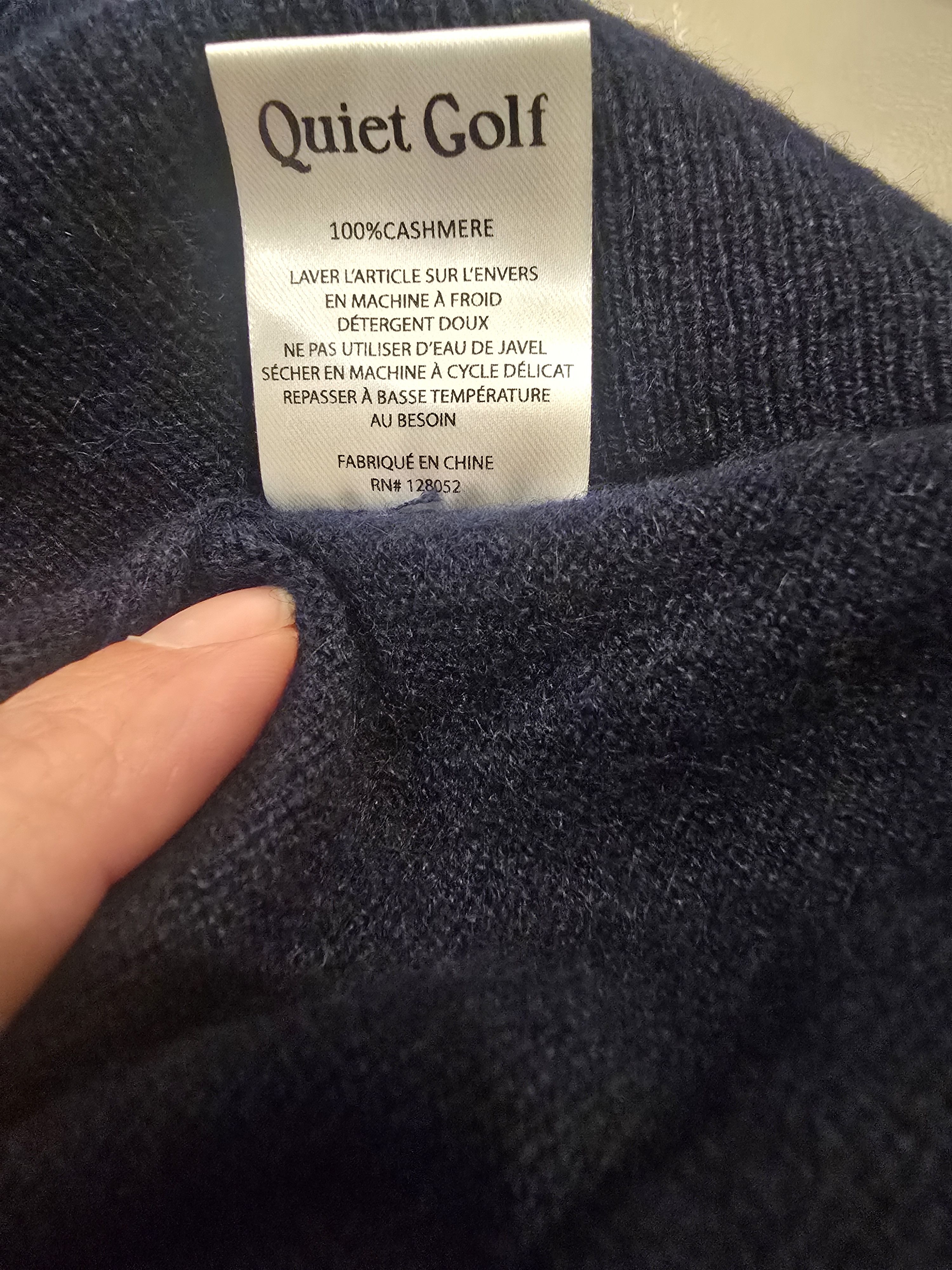 Other Quiet Golf Cashmere Sweater Size US XXL / EU 58 / 5 - 6 Thumbnail