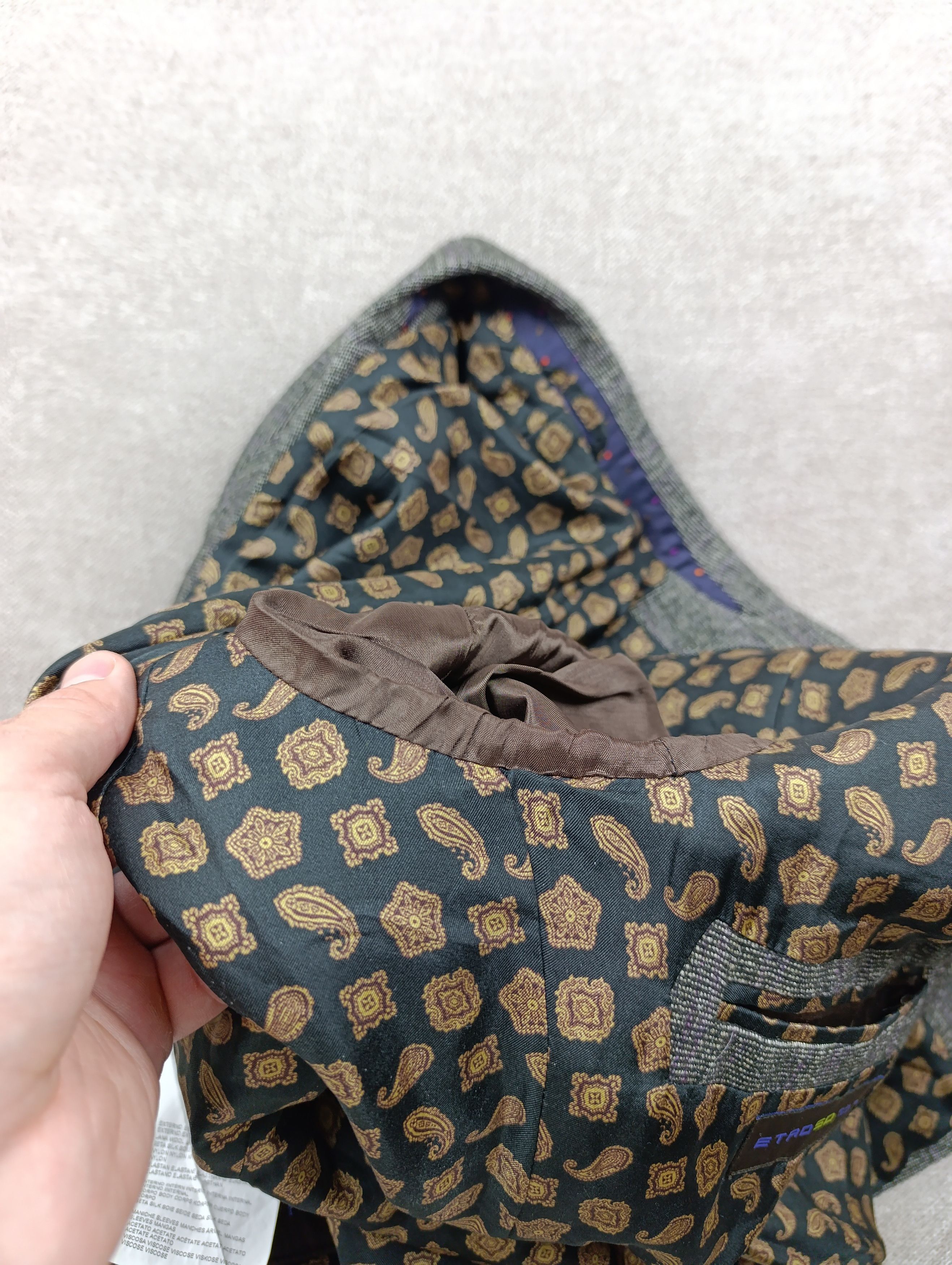 Etro Etro Milano Mens Classic Wool/Silk Suit Size 50R - 18 Thumbnail