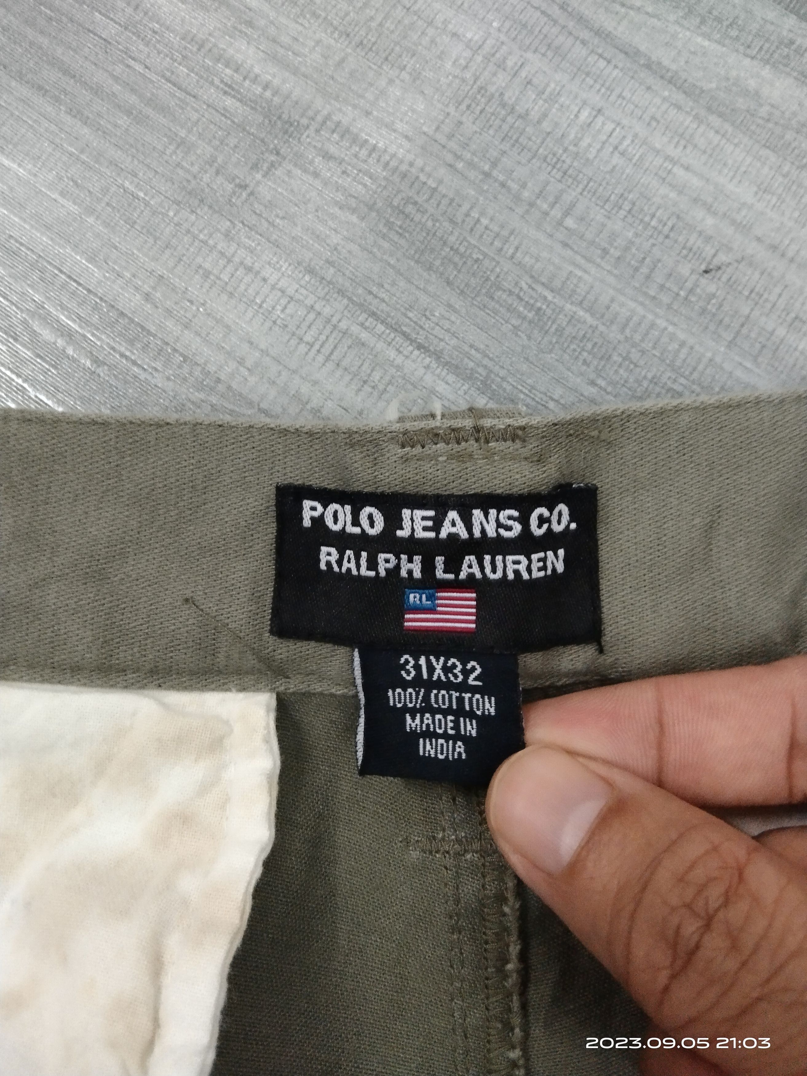 Polo Ralph Lauren WIDE PANTS DISTRESSED TACTICAL POLO RALPH LAUREN Size US 31 - 9 Thumbnail